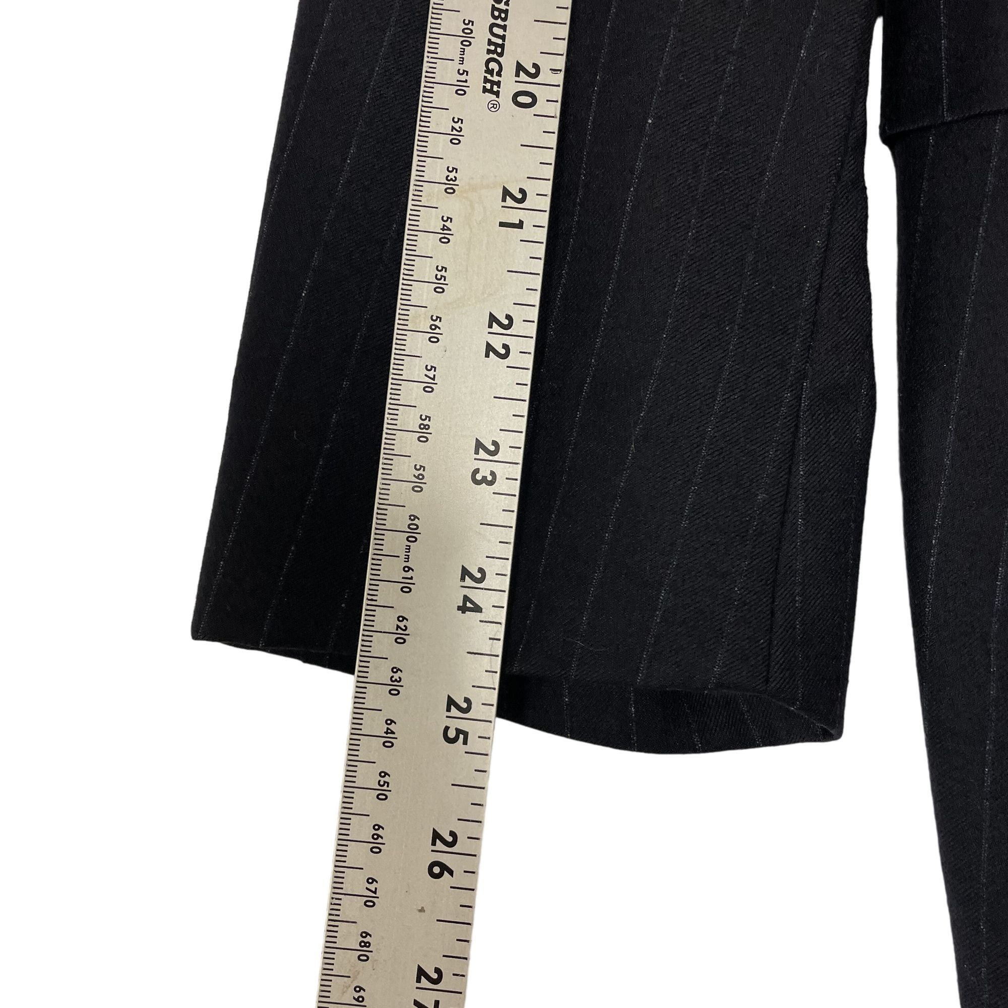 Brooks Brothers Brooks Brothers Italy Blue Black Sport Coat Blue CHALK STRI Size 40R - 9 Thumbnail