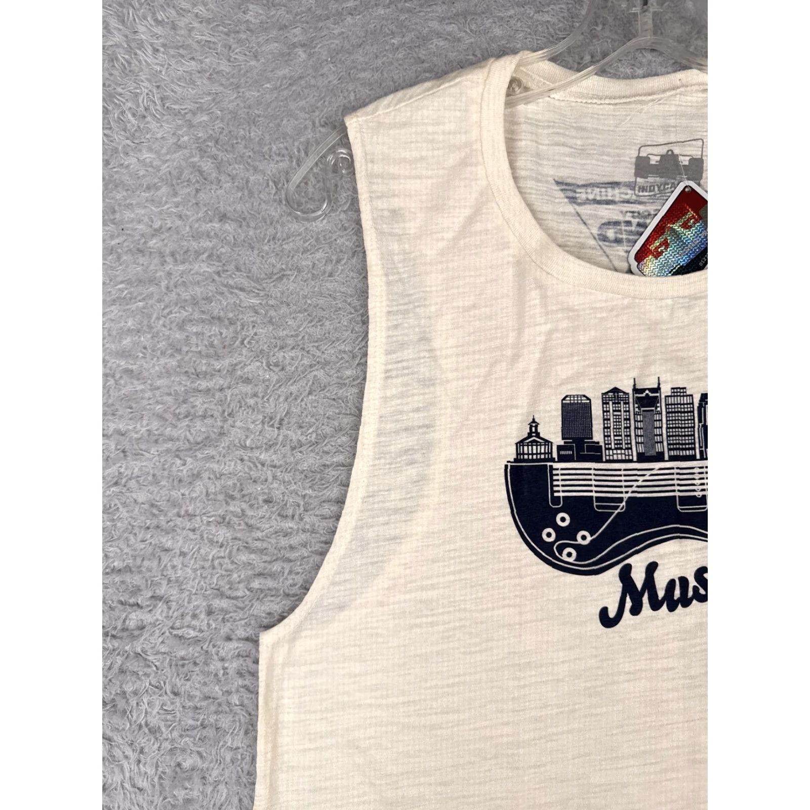 Vintage Music City Grand Prix Shirt Womens Extra Large Sleeveless Tank Top Rac Size XL / US 12-14 / IT 48-50 - 3 Thumbnail