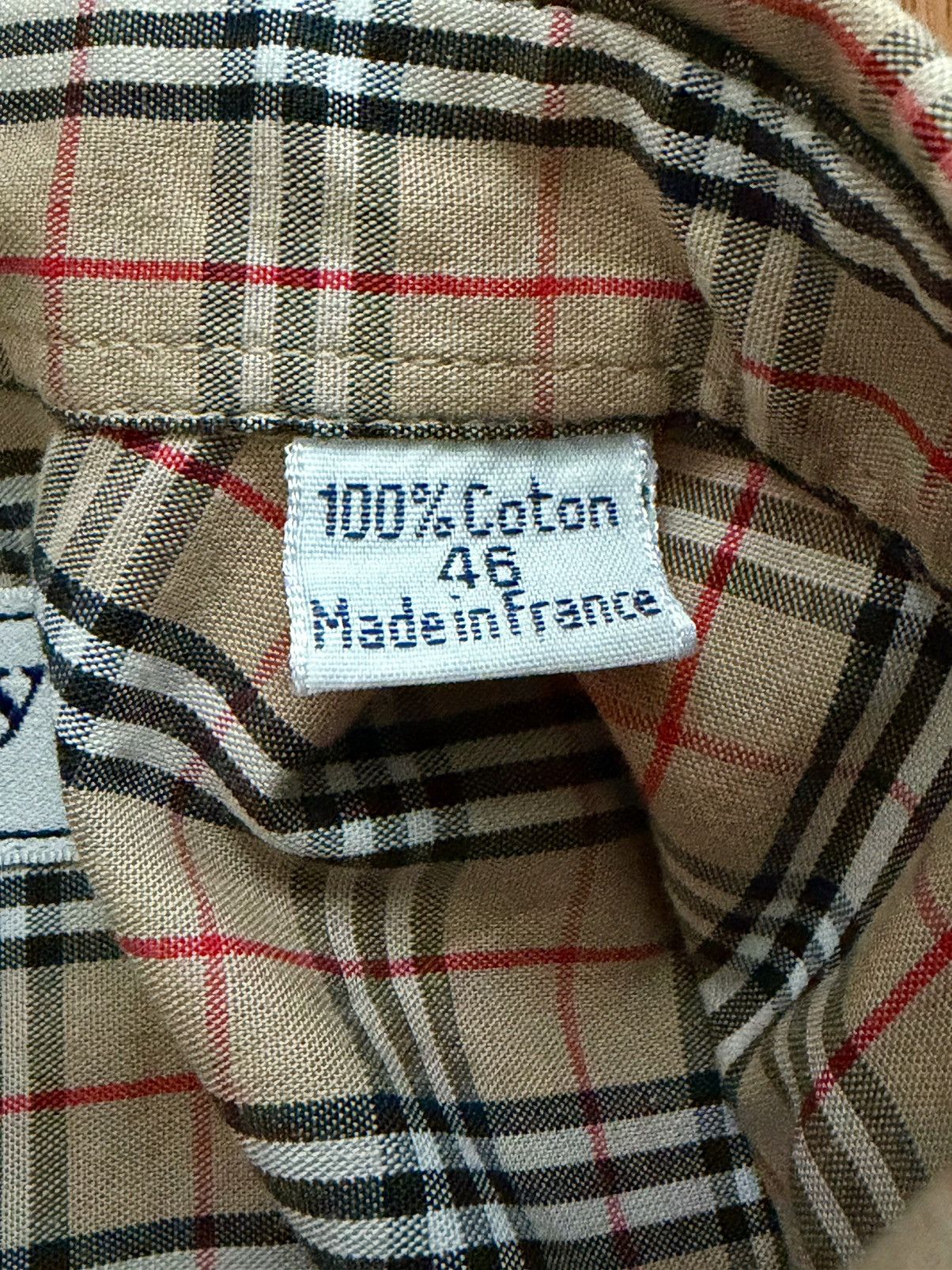 Burberry Vintage 80s90s Burberry “Burberrys” full tartan cotton shirt Size XL / US 12-14 / IT 48-50 - 7 Thumbnail