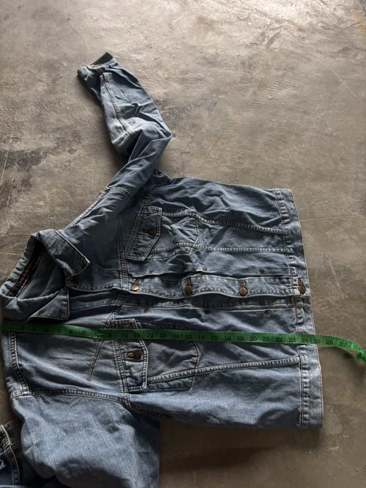Marithe + Francois Girbaud vintage MARITHE FRANCOIS GIRBAUD MFG denim trucker jacket Size US XL / EU 56 / 4 - 10 Thumbnail