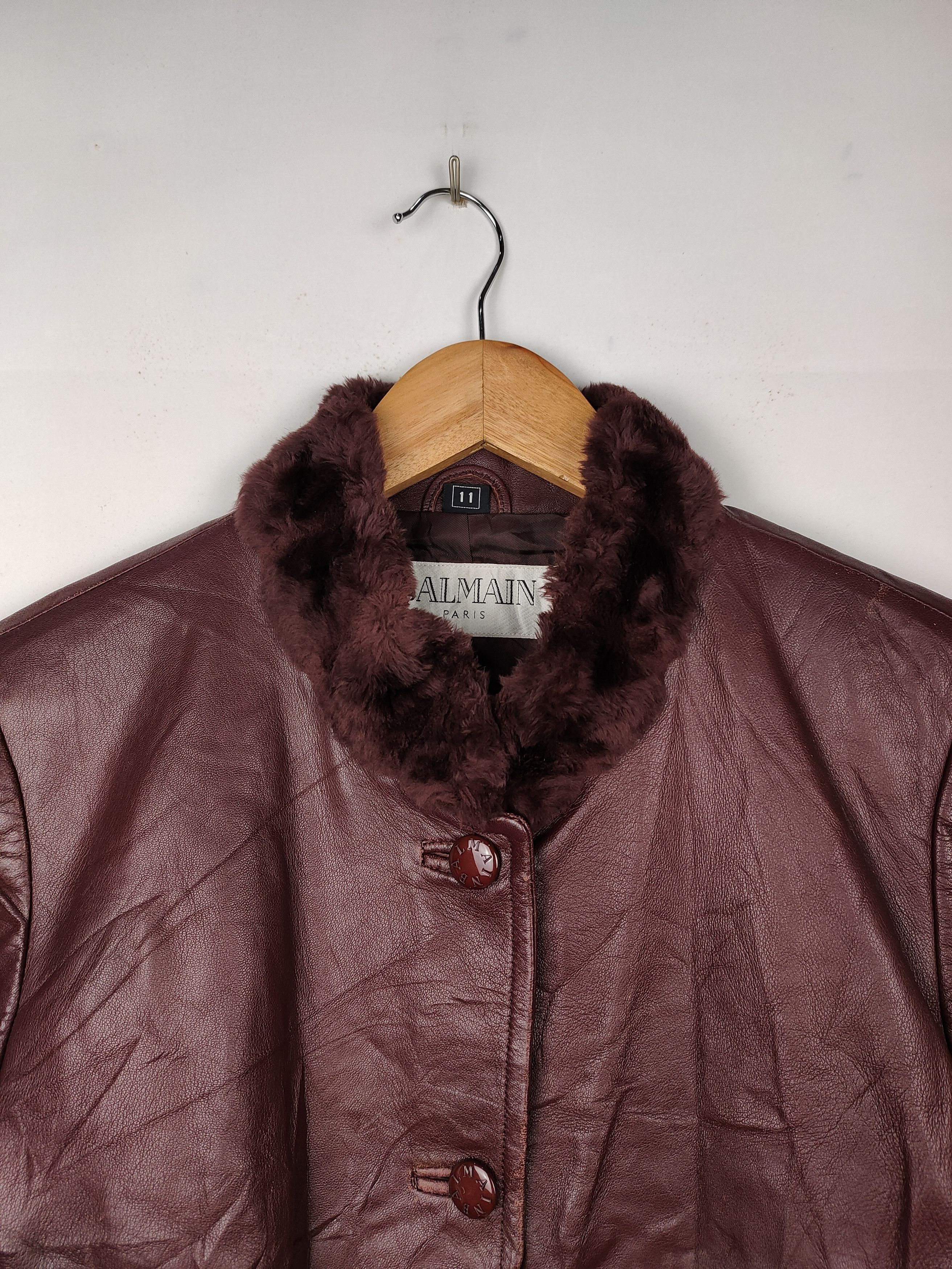 Balmain Balmain Paris Leather Jacket Size US M / EU 48-50 / 2 - 2 Thumbnail