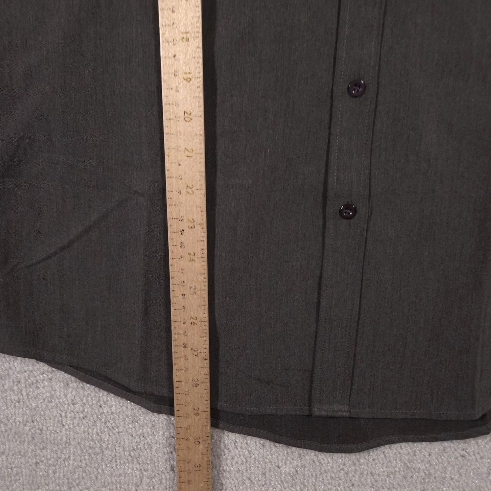 Vintage Coofandy Shirt Mens Large Gray Button Down Long Sleeve Stretch Casual Dress Size US L / EU 52-54 / 3 - 7 Thumbnail