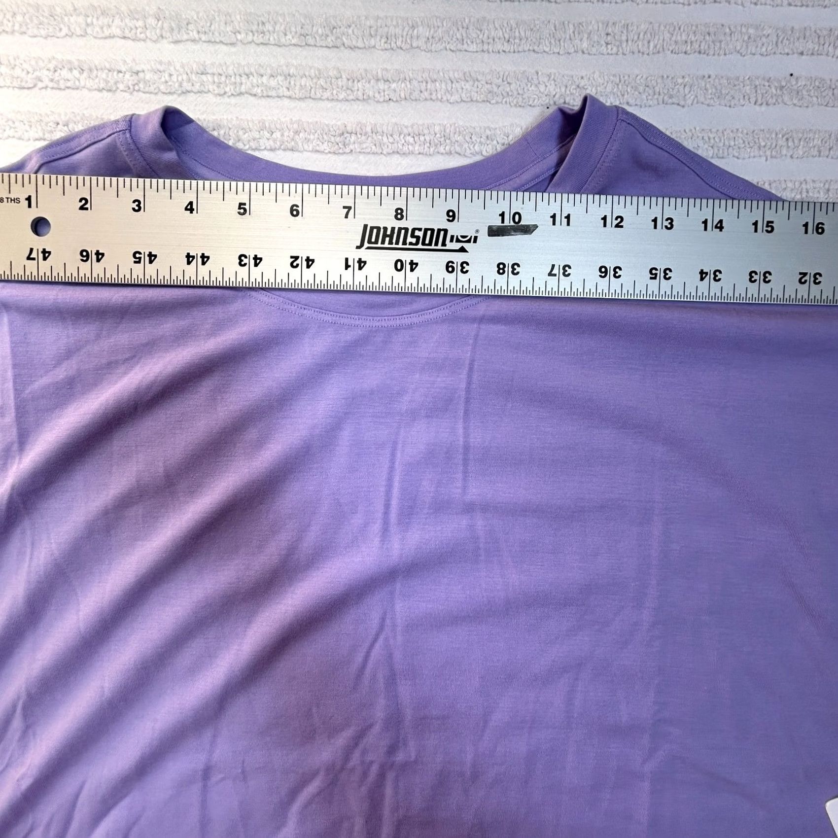 Athleta Athleta Essence Crop Tee Womens XL Purple Dolman Sleeve Crew Neck T-Shirt New Size ONE SIZE - 3 Thumbnail