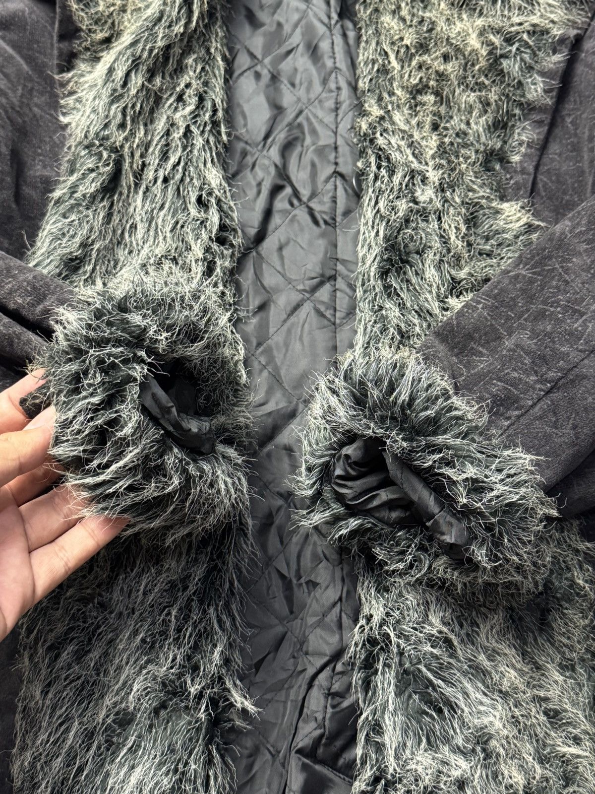 If Six Was Nine × Japanese Brand × Le Grande Bleu (L.G.B.) Fur Intheattic Coat Jacket Size US L / EU 52-54 / 3 - 7 Thumbnail