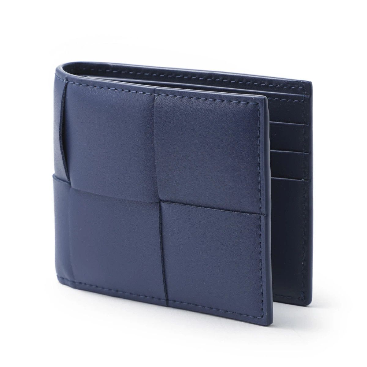 Bottega Veneta o1bcso1str0824 Size : OS / Cassette Bi-Fold Wallet in Blue Size ONE SIZE - 2 Thumbnail