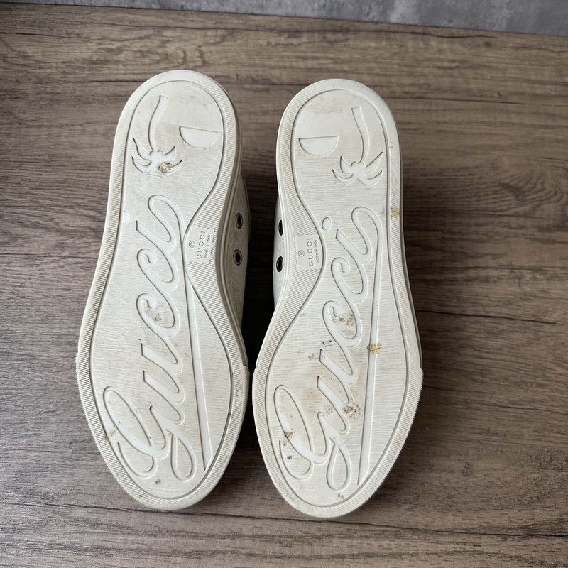 Gucci Gucci GG Canvas White Low-Top Sneakers -2508 Size US 4 / IT 34 - 4 Thumbnail