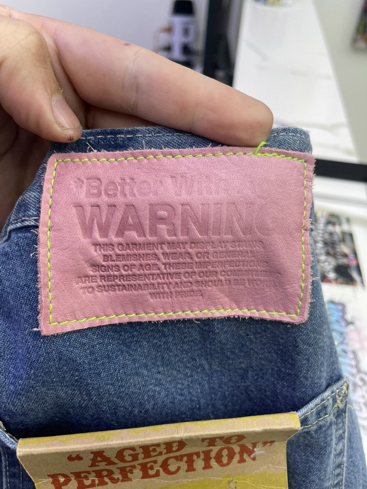 Better With Age Better with age jeans blue patch Size US 38 / EU 54 - 5 Thumbnail