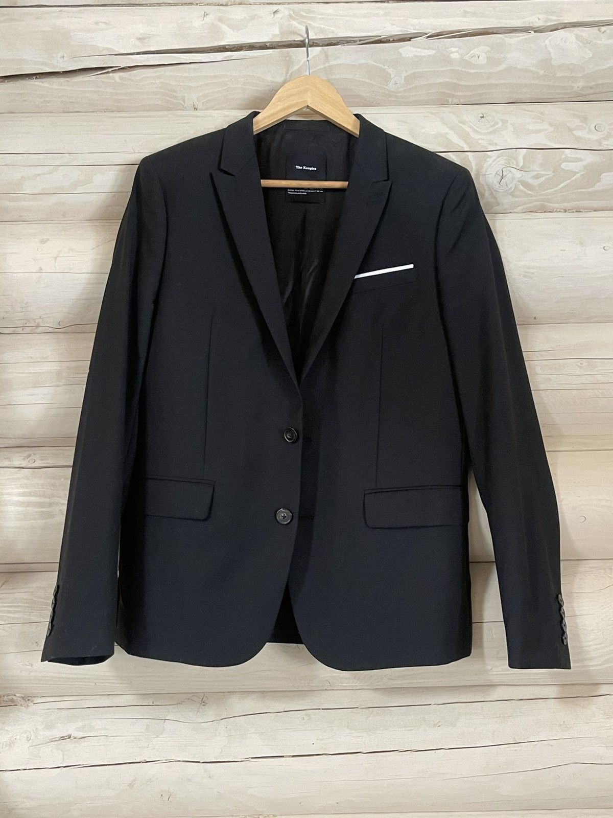The Kooples RRP 395€ The Kooples black wool 2 button blazer New With Tag Size 36R - 4 Thumbnail