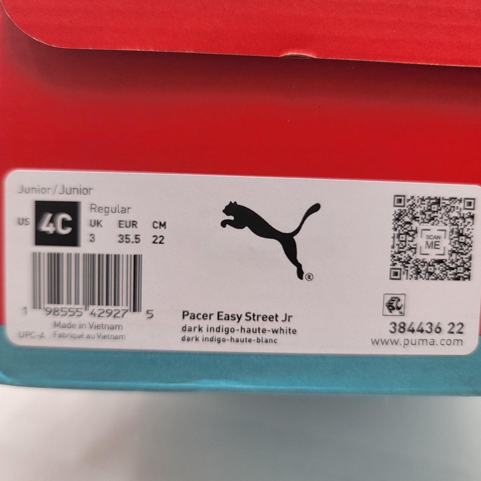 Puma Puma Pacer Easy Street Youth Sz 4C SoftFoam Comfort Sneakers Size US 4 / IT 34 - 10 Thumbnail