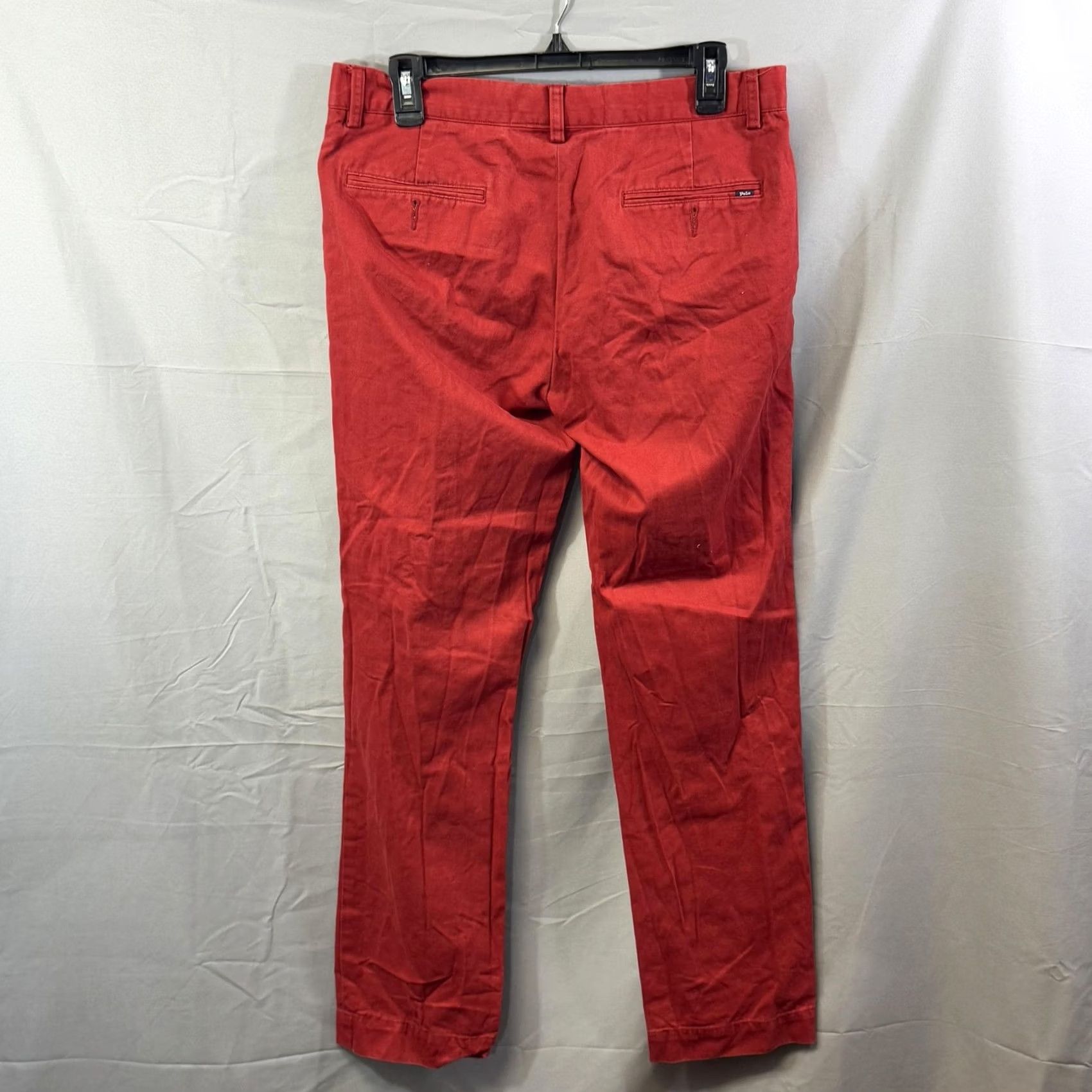 Polo Ralph Lauren Polo Ralph Lauren Pants Mens 32x32 Red Slim Fit Chino Stretch Casual Classic Size US XS / EU 42 / 0 - 2 Thumbnail