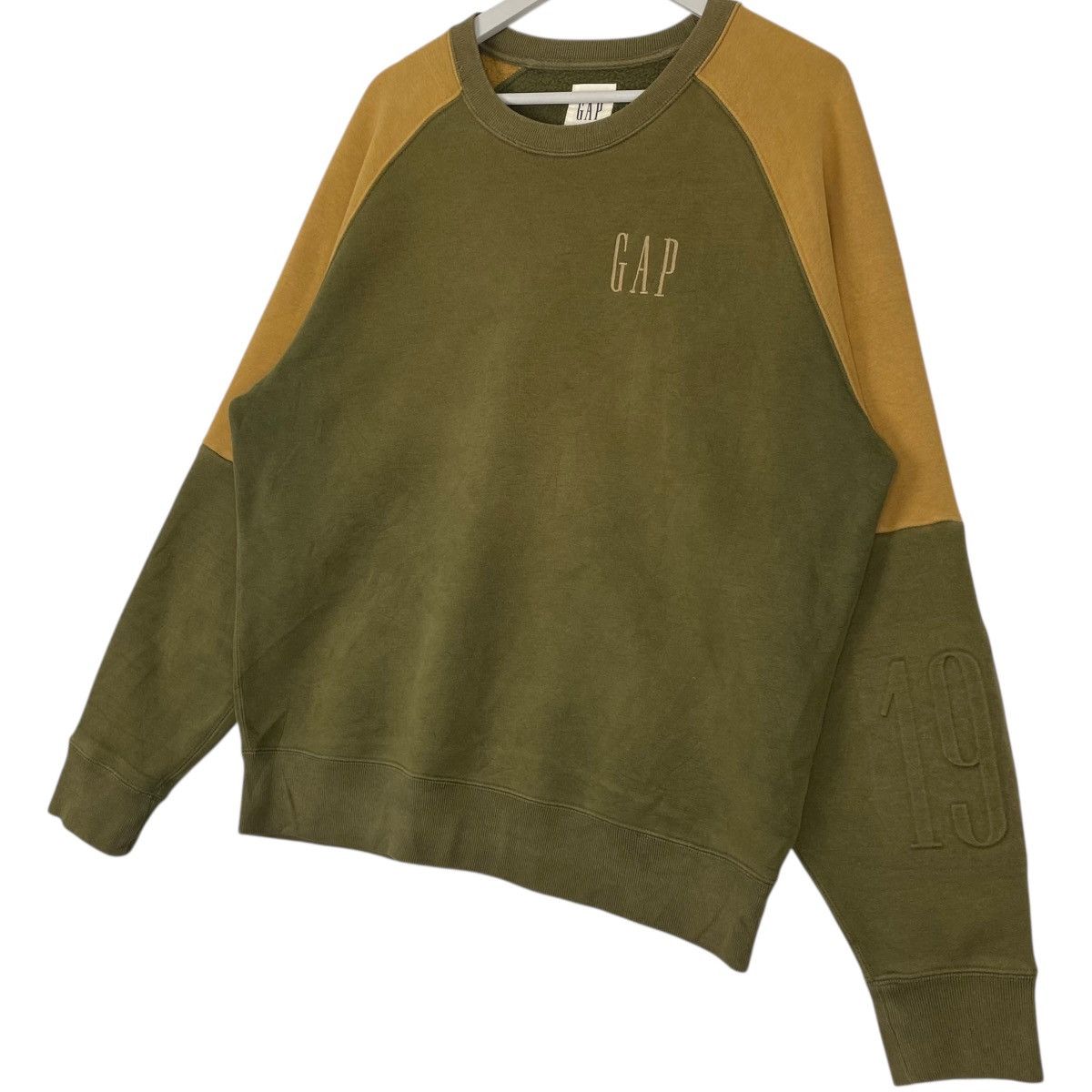Other Vintage GAP Crewneck Sweatshirt Small Logo Printed Green Size US M / EU 48-50 / 2 - 2 Thumbnail