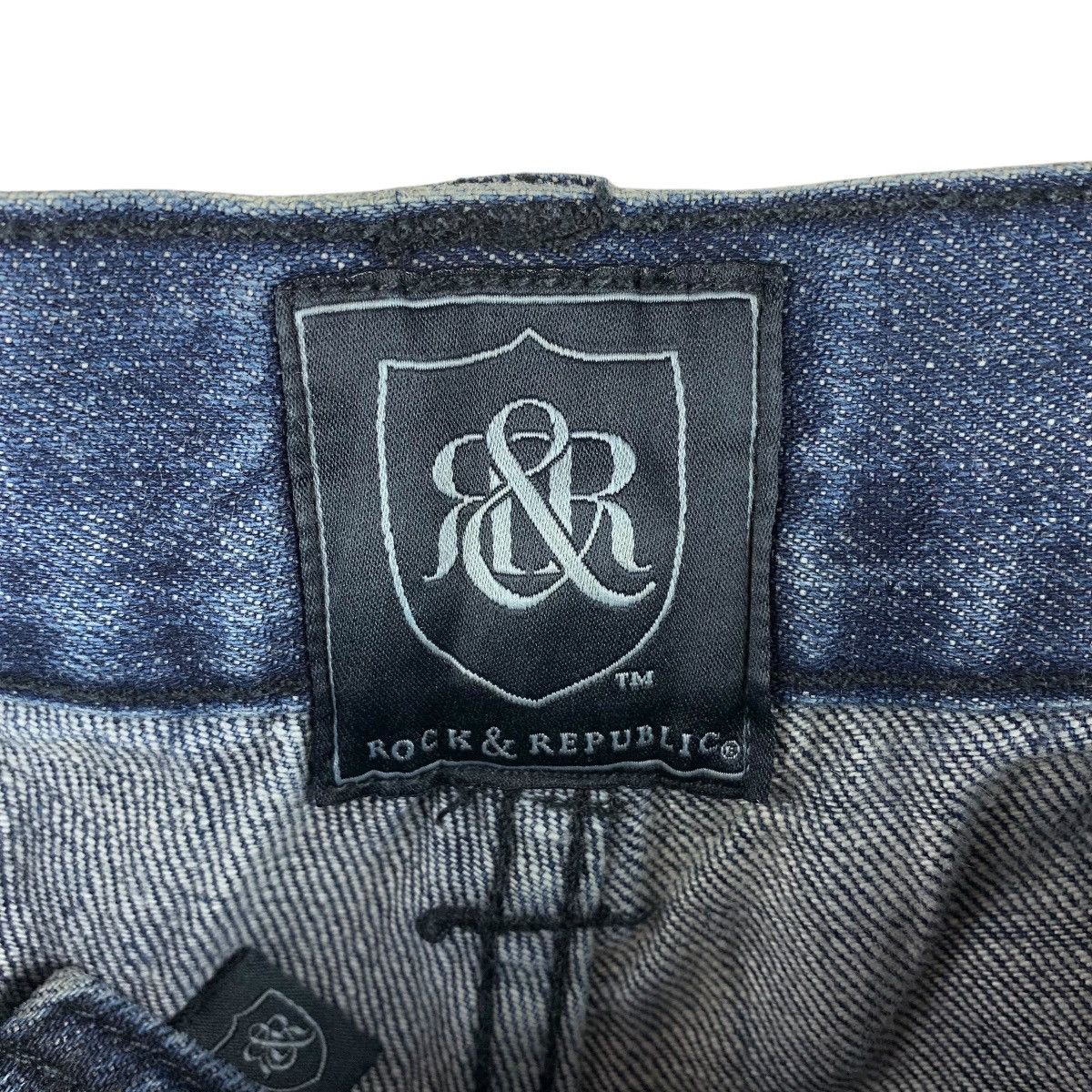 Designer × Japanese Brand ROCK & REPUBLIC Designer blue jeans Size US 35 - 3 Thumbnail