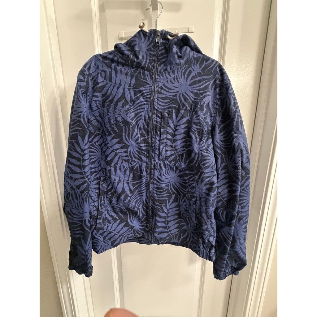 J.Crew J.Crew Tropical Print Hooded Zip Jacket — Size L Size US L / EU 52-54 / 3 - 1 Thumbnail