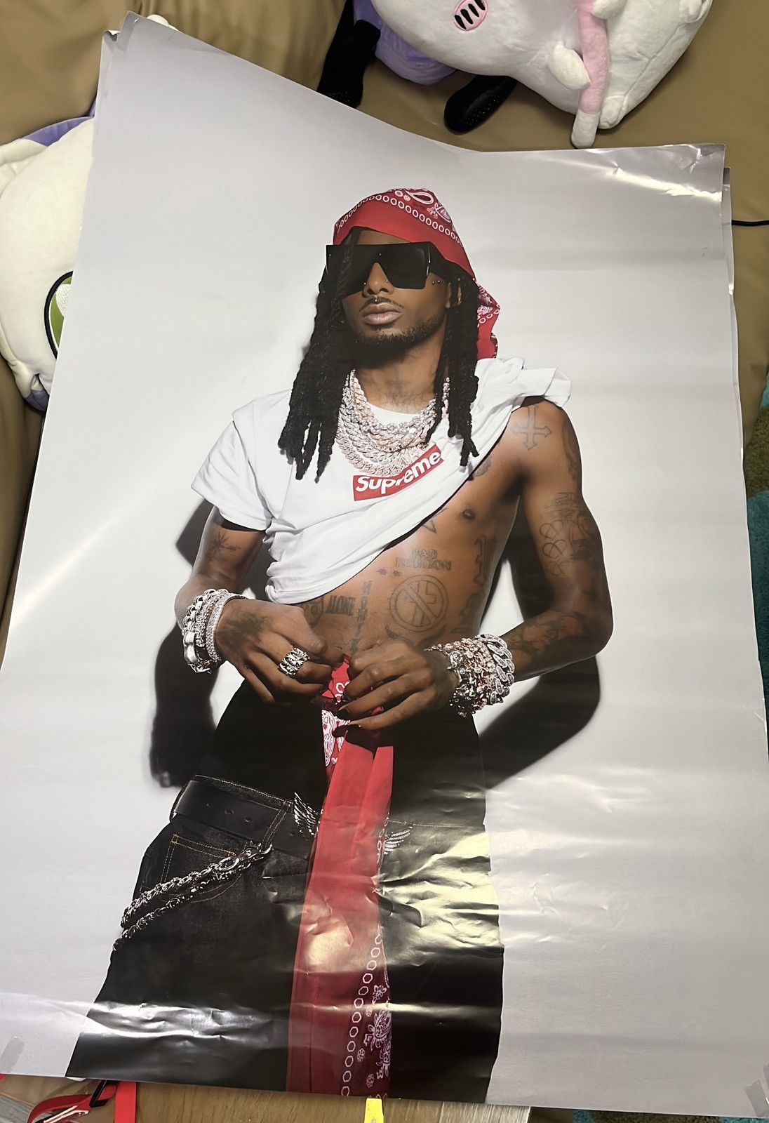 【pain】Playboi Carti Supreme ポスター2枚 pain】Playboi Carti Supreme ポスター2枚 Supreme × Playboi