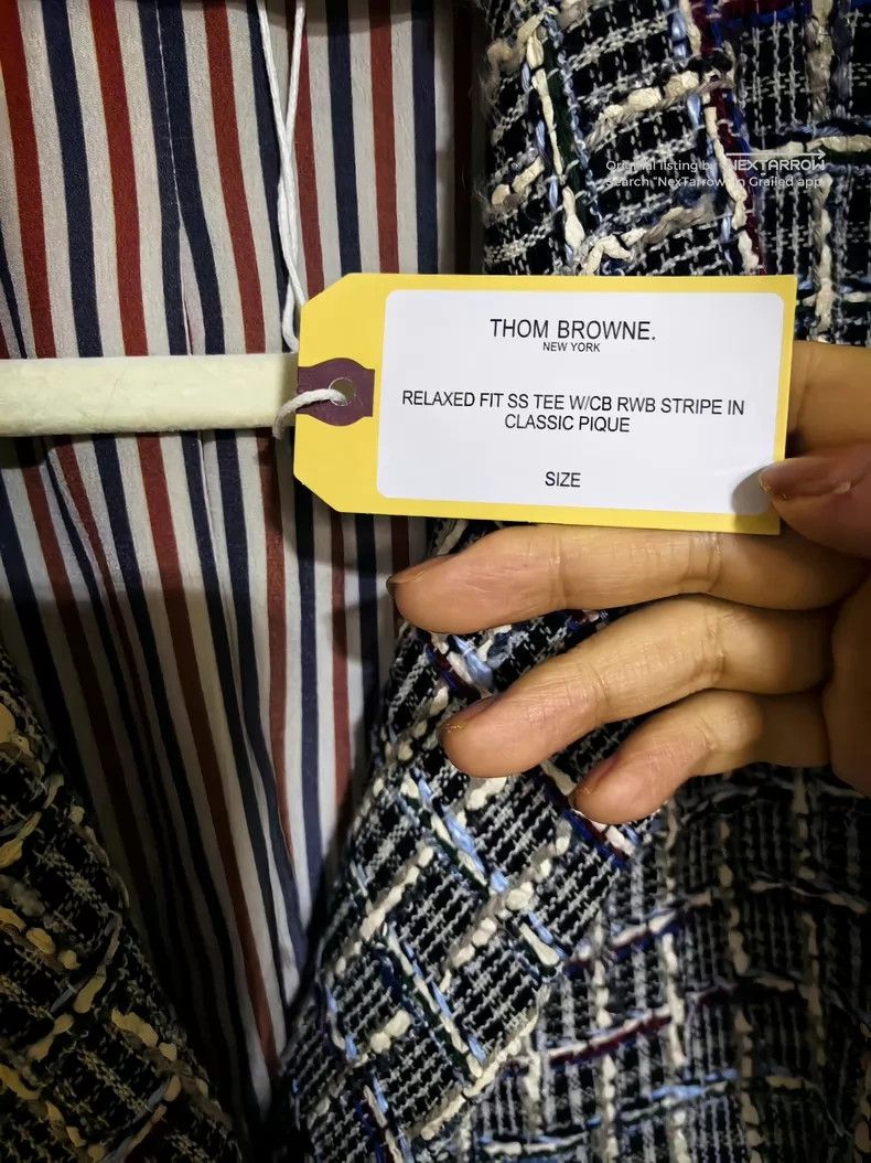 Thom Browne Thom Browne Multi Wool Silk Striped Plaid Fitted Blazer Size Size L / US 10 / IT 46 - 4 Thumbnail