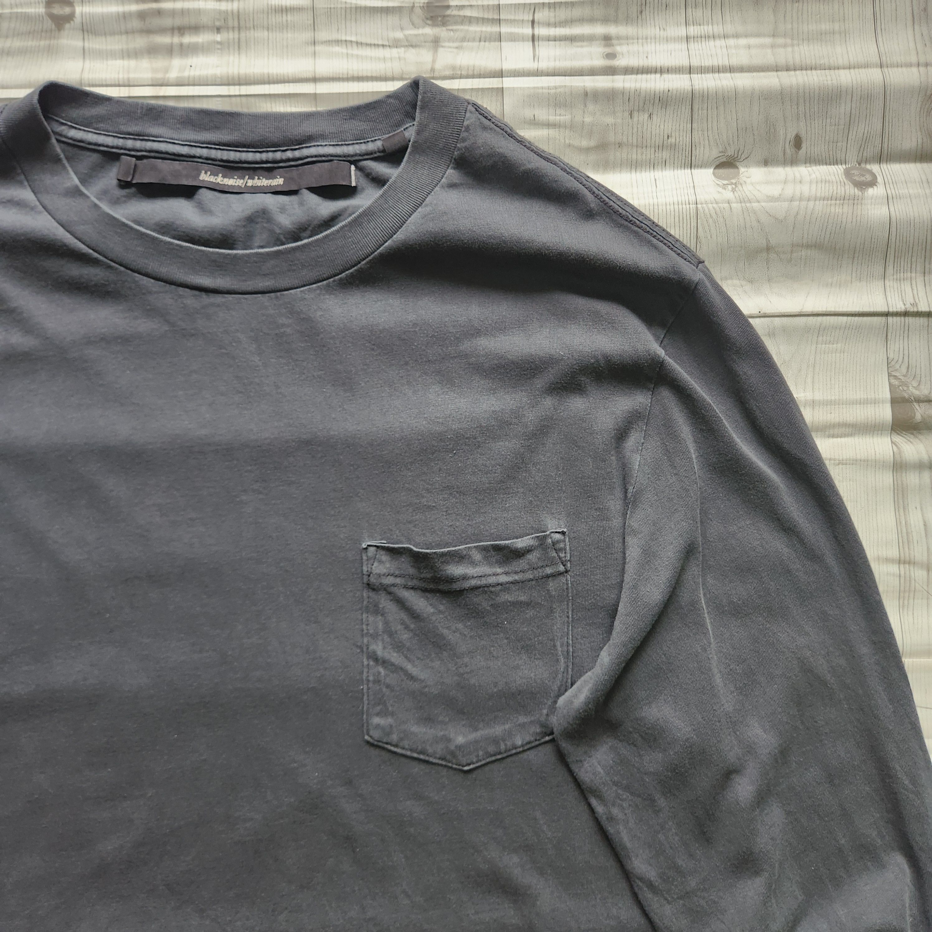 Black Noise White Rain Black Noise White Rain Plain Black TShirt Size US L / EU 52-54 / 3 - 10 Thumbnail