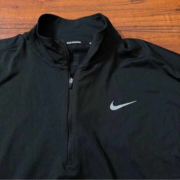Nike NIKE Womens Dry Element 1/2 Zip Running Top Sz Large L Size L / US 10 / IT 46 - 4 Thumbnail