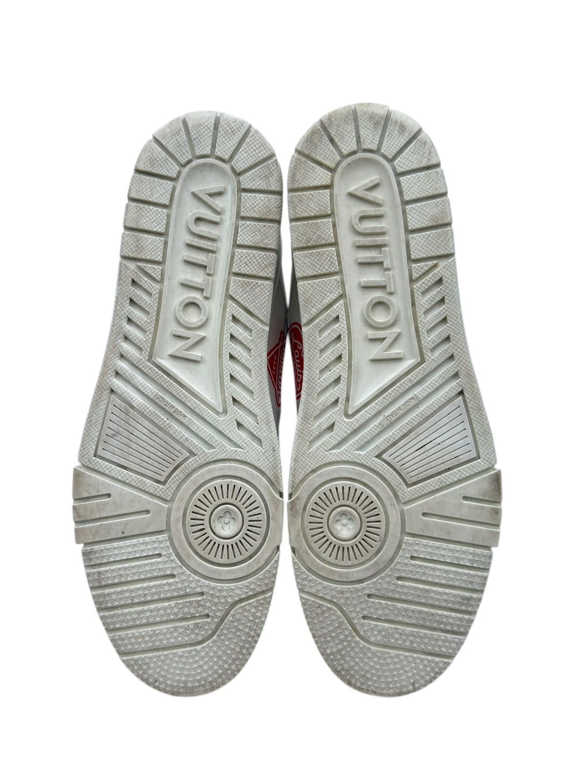 Louis Vuitton × Nigo Louis Vuitton NIGO LV Made Heart Logo Trainer Sneakers Size US 11 / EU 44 - 8 Thumbnail