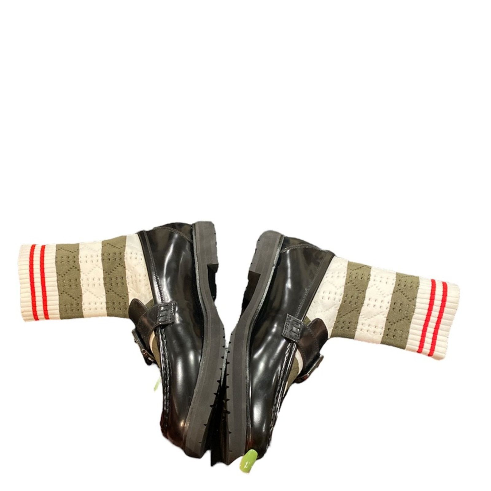 Fendi NWOB Fendi Black Scuba Sock Loafers SZ.39 Size US 9 / IT 39 - 6 Thumbnail
