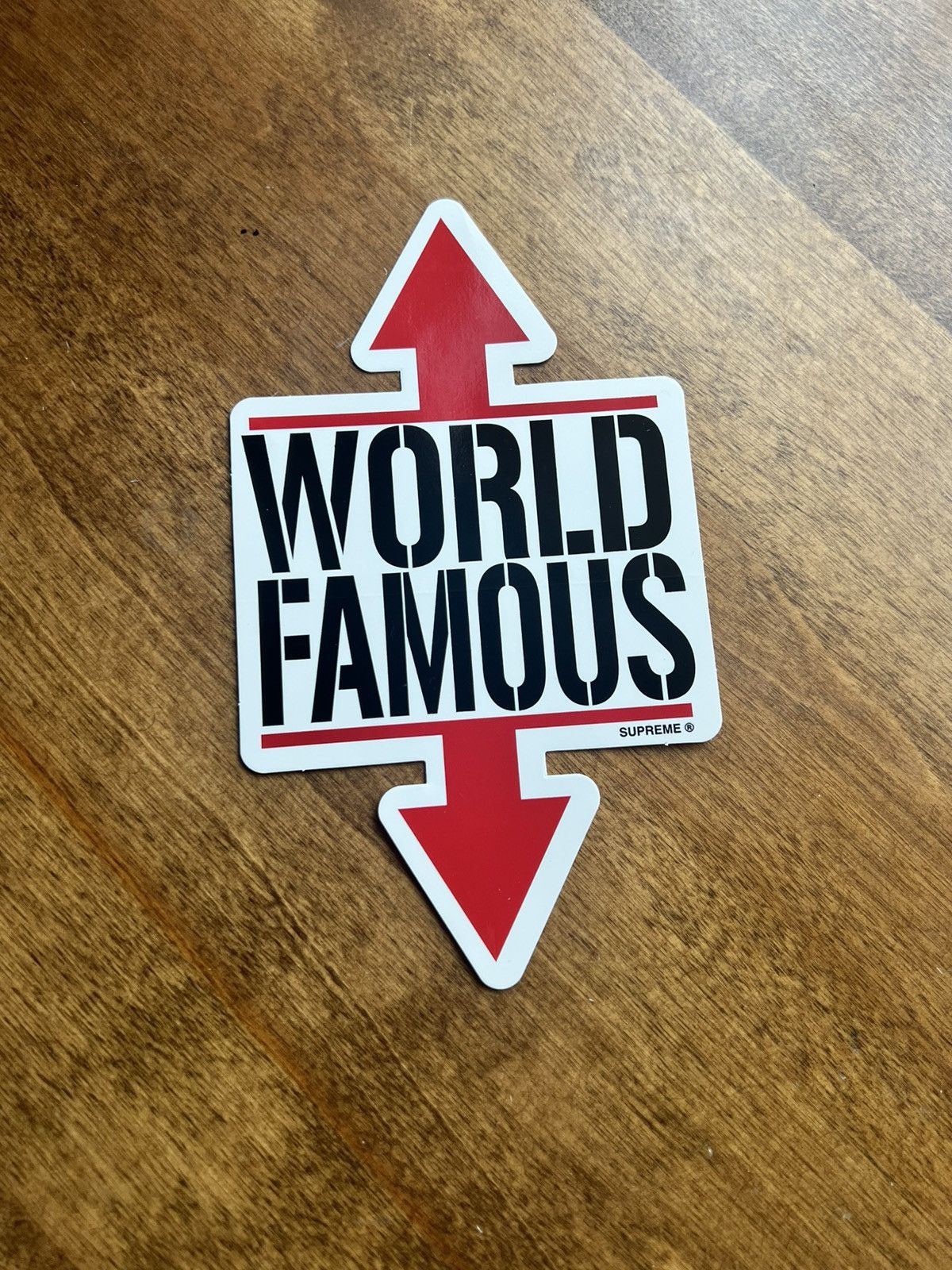 Supreme Supreme World Famous Sticker SS26 Size ONE SIZE - 1 Preview