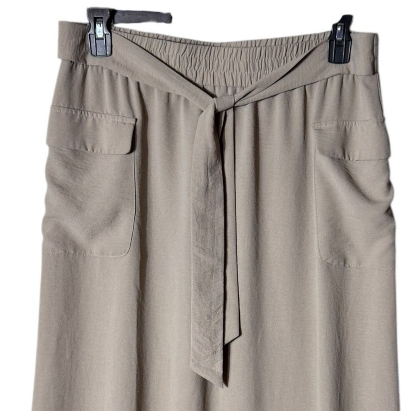 Other Women’s Taupe Maxi Skirt with Tie Waist Size 32" / US 10 / IT 46 - 2 Thumbnail
