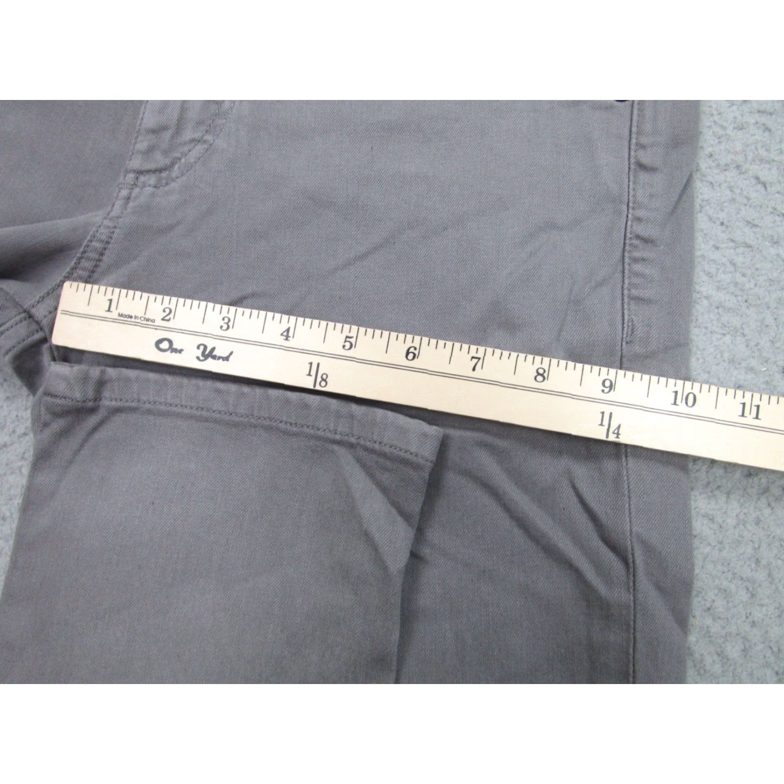 johnnie-O Johnnie-O Pants 30 Gray Chino Slim Flat Front Cotton Blend Spandex Preppy Golf Casual Mens Size US 30 / EU 46 - 6 Thumbnail