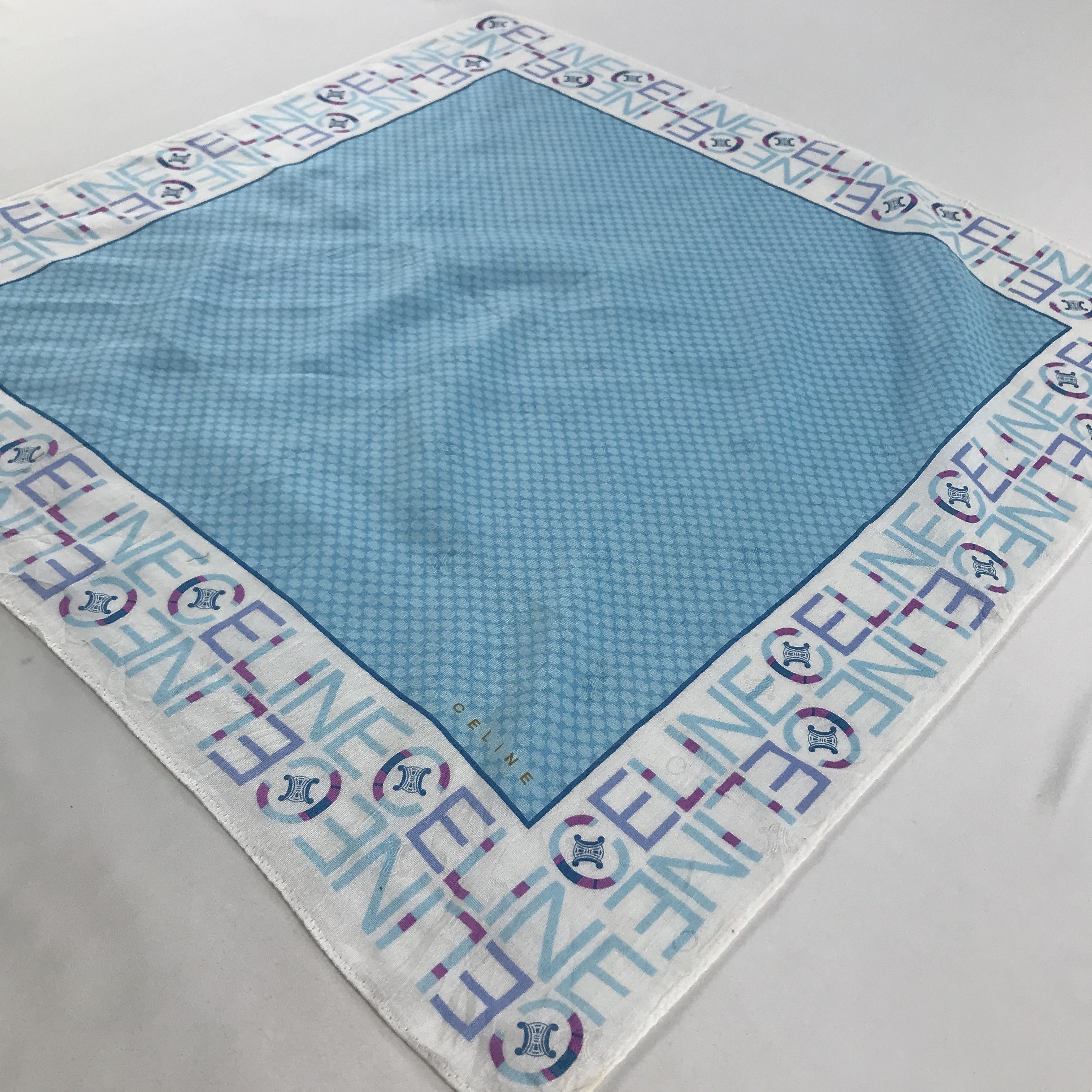 Celine × Vintage Celine Bandana / Handkerchief / Neckerchief - S1625 Size ONE SIZE - 2 Thumbnail