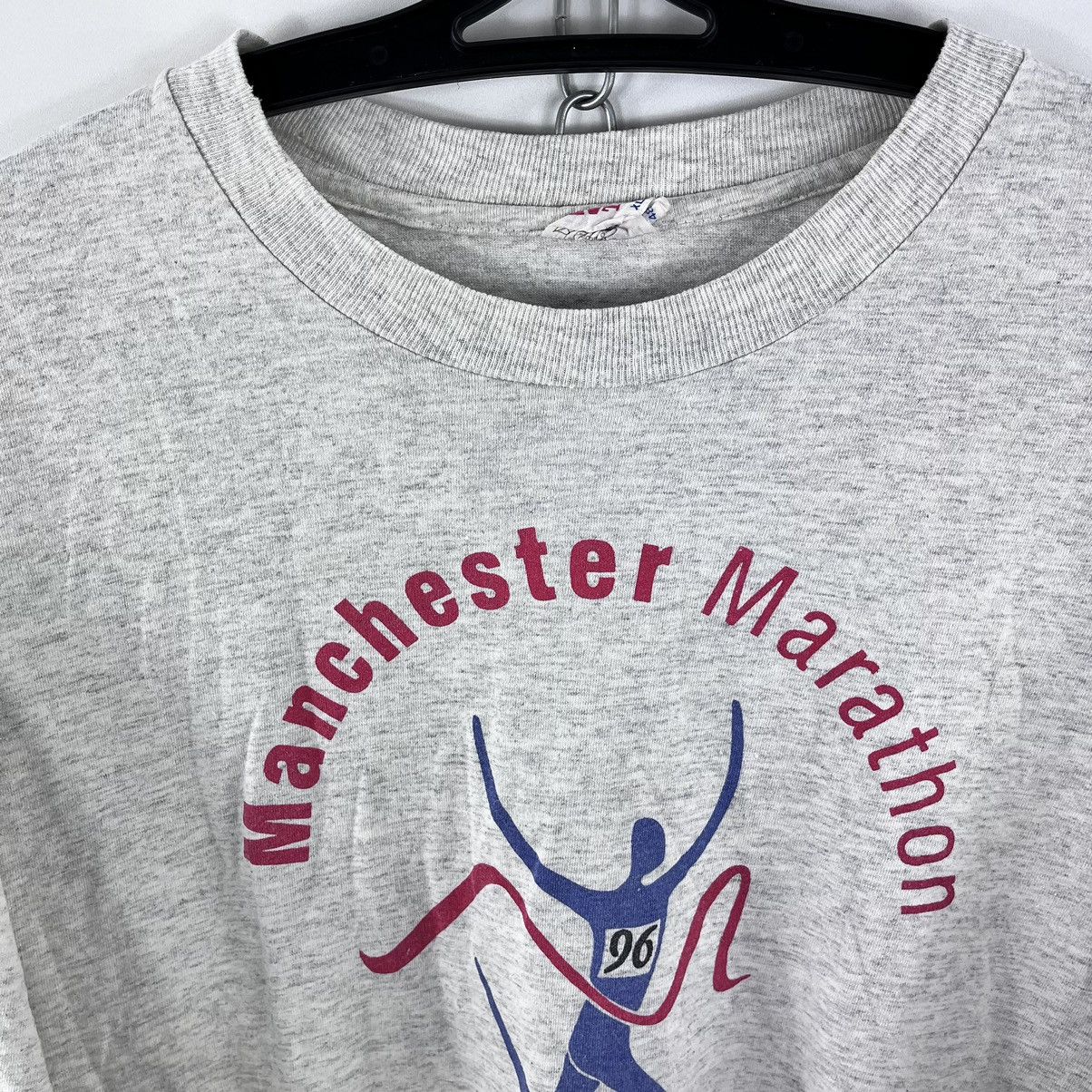 Vintage Vtg Manchester Marathon 1996 Glycosport T-Shirt Rare Sz XL Size US XL / EU 56 / 4 - 7 Thumbnail