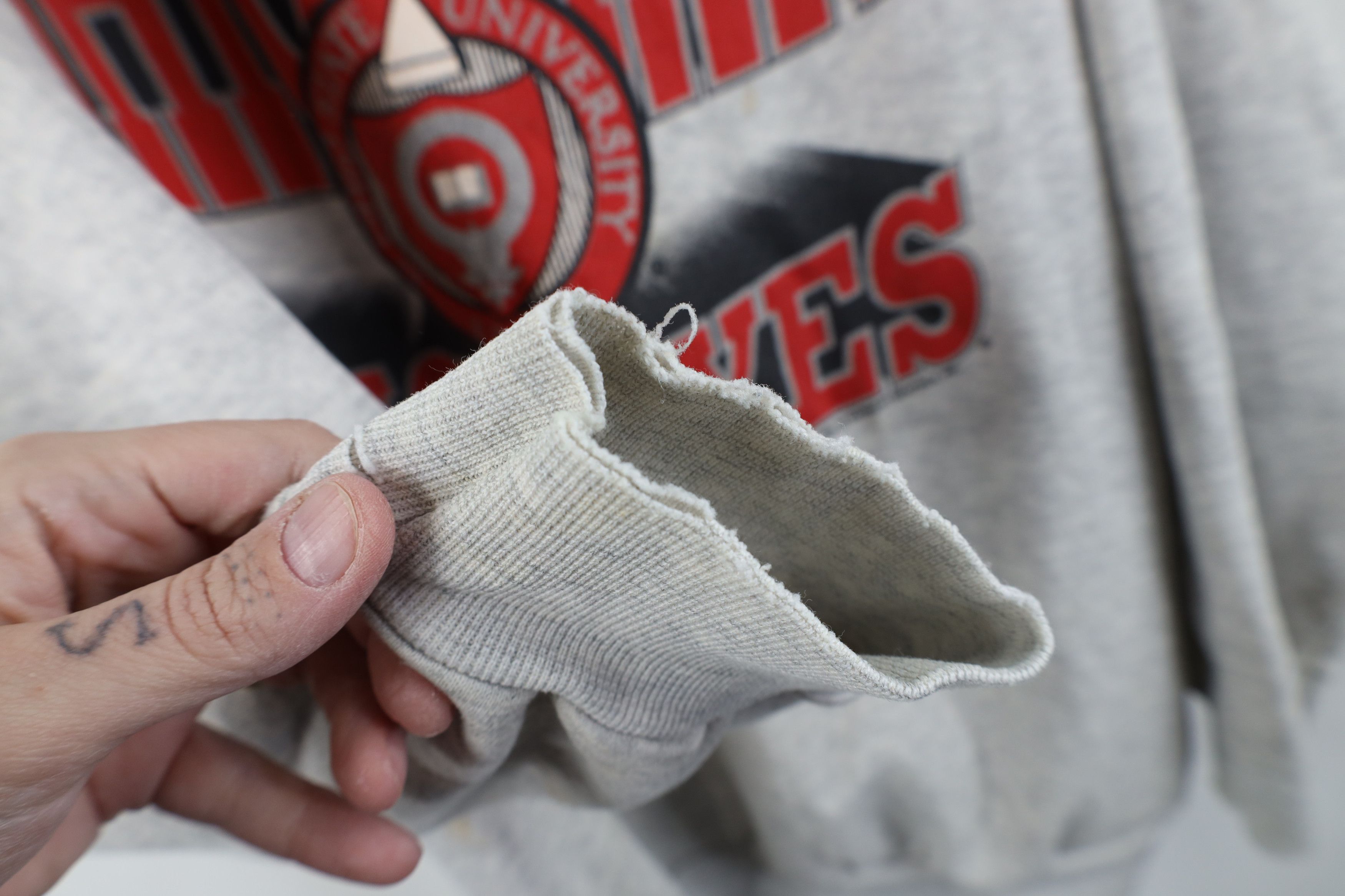 Vintage Vintage 90s Spell Out Ohio State University Sweatshirt USA Size US XXL / EU 58 / 5 - 8 Thumbnail