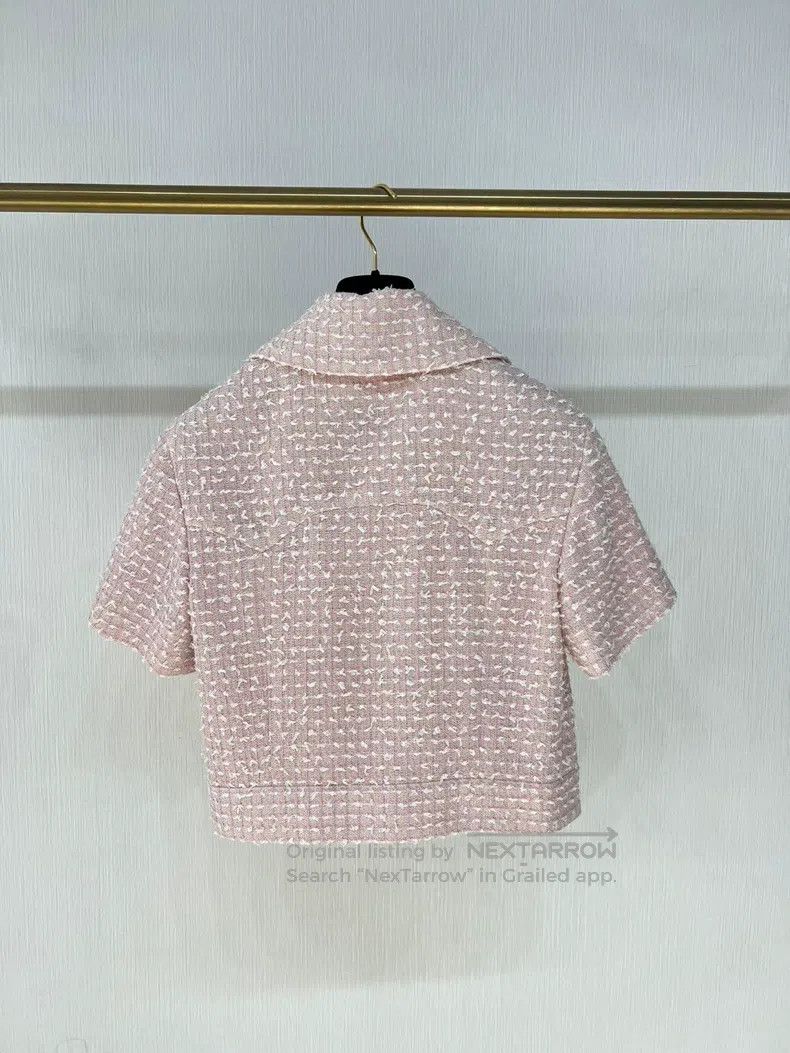 Chanel Chanel 24P pink short-sleeved jacket Size XXS / US 00 / IT 34 - 6 Thumbnail