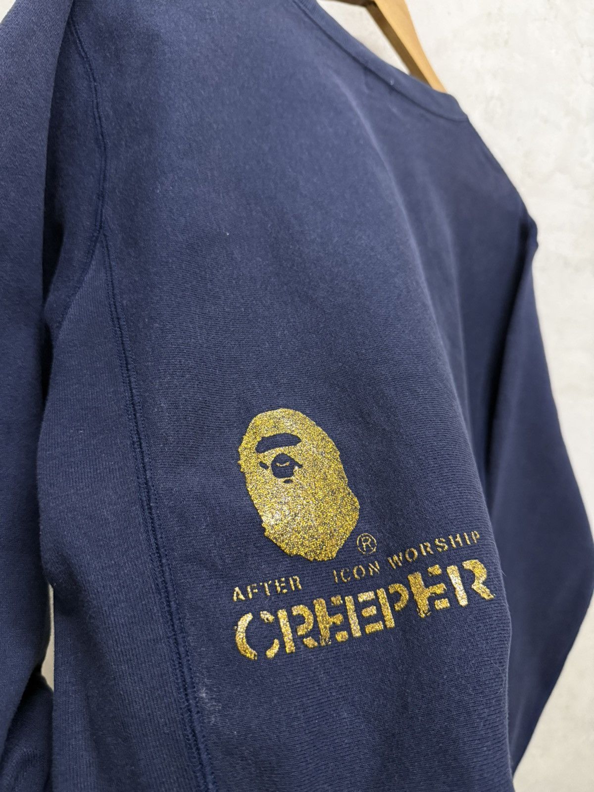 Bape 2000s A Bathing Ape Creeper Glitter Gothic Lettering Size US M / EU 48-50 / 2 - 4 Thumbnail