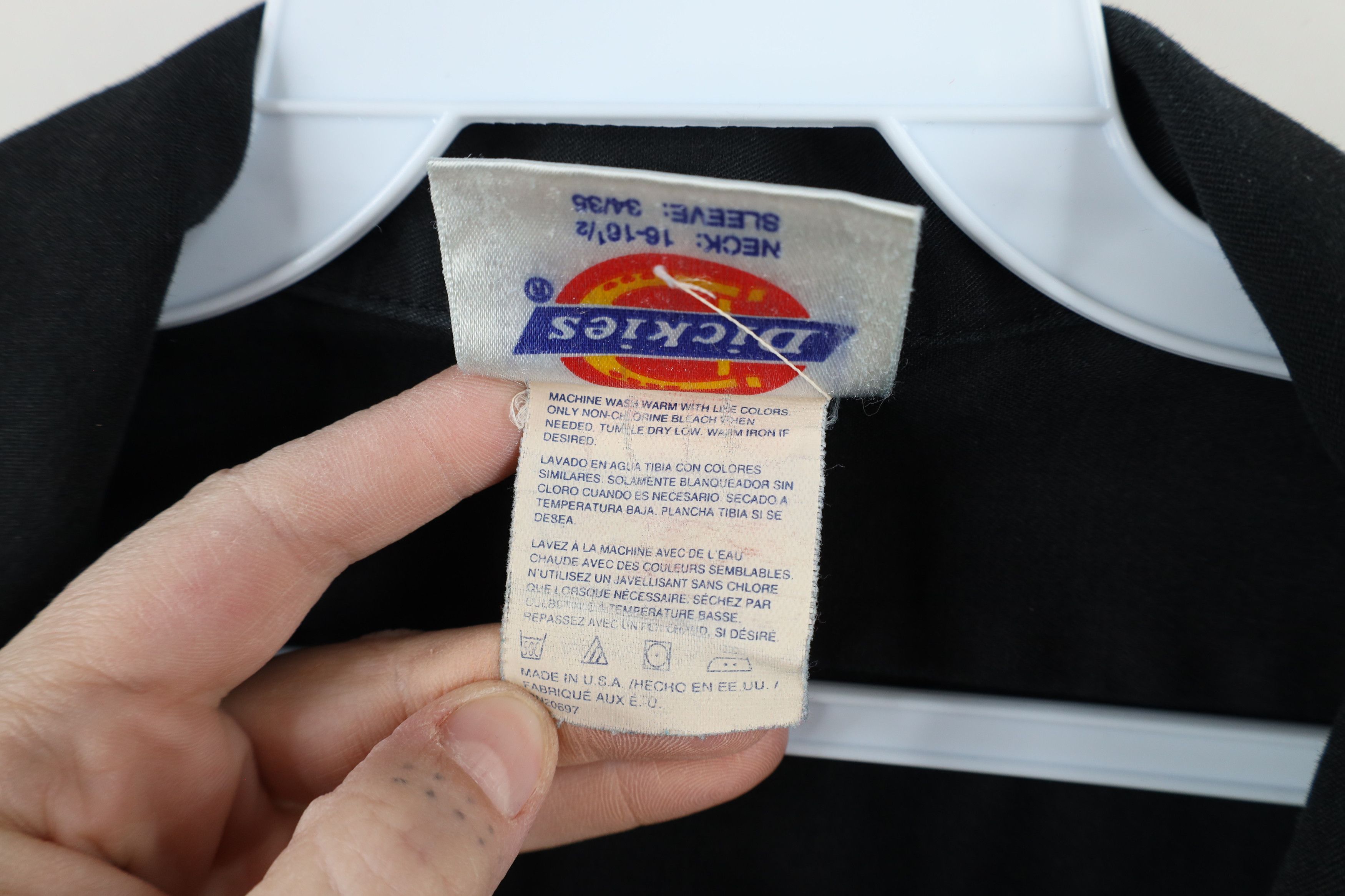 Dickies × Vintage Vintage 90s Dickies Workwear Mechanic Button Shirt USA Size US M / EU 48-50 / 2 - 10 Thumbnail