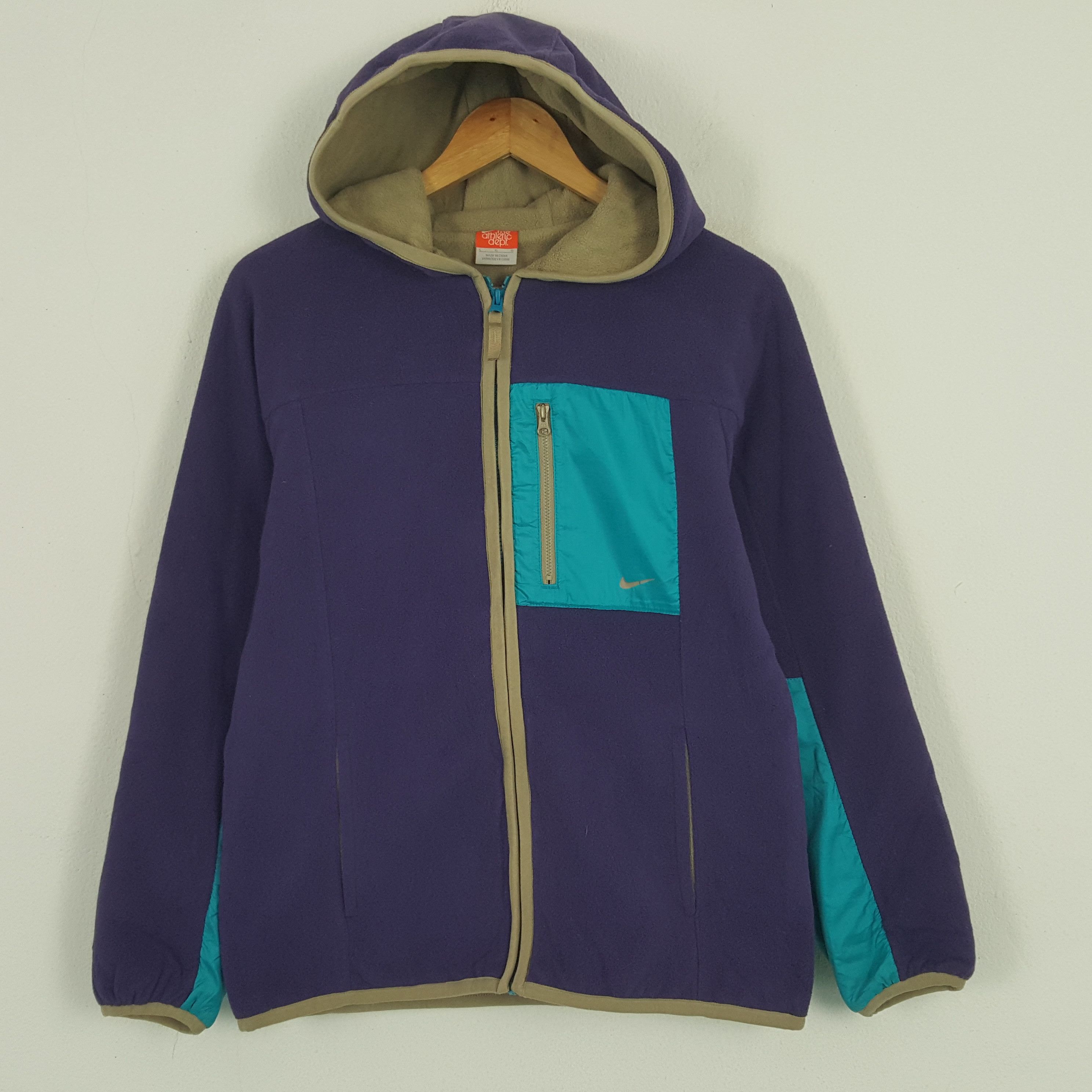 Nike × Vintage Vintage Nike American Sports Style Fleece Sweatshirt Size US S / EU 44-46 / 1 - 1 Thumbnail