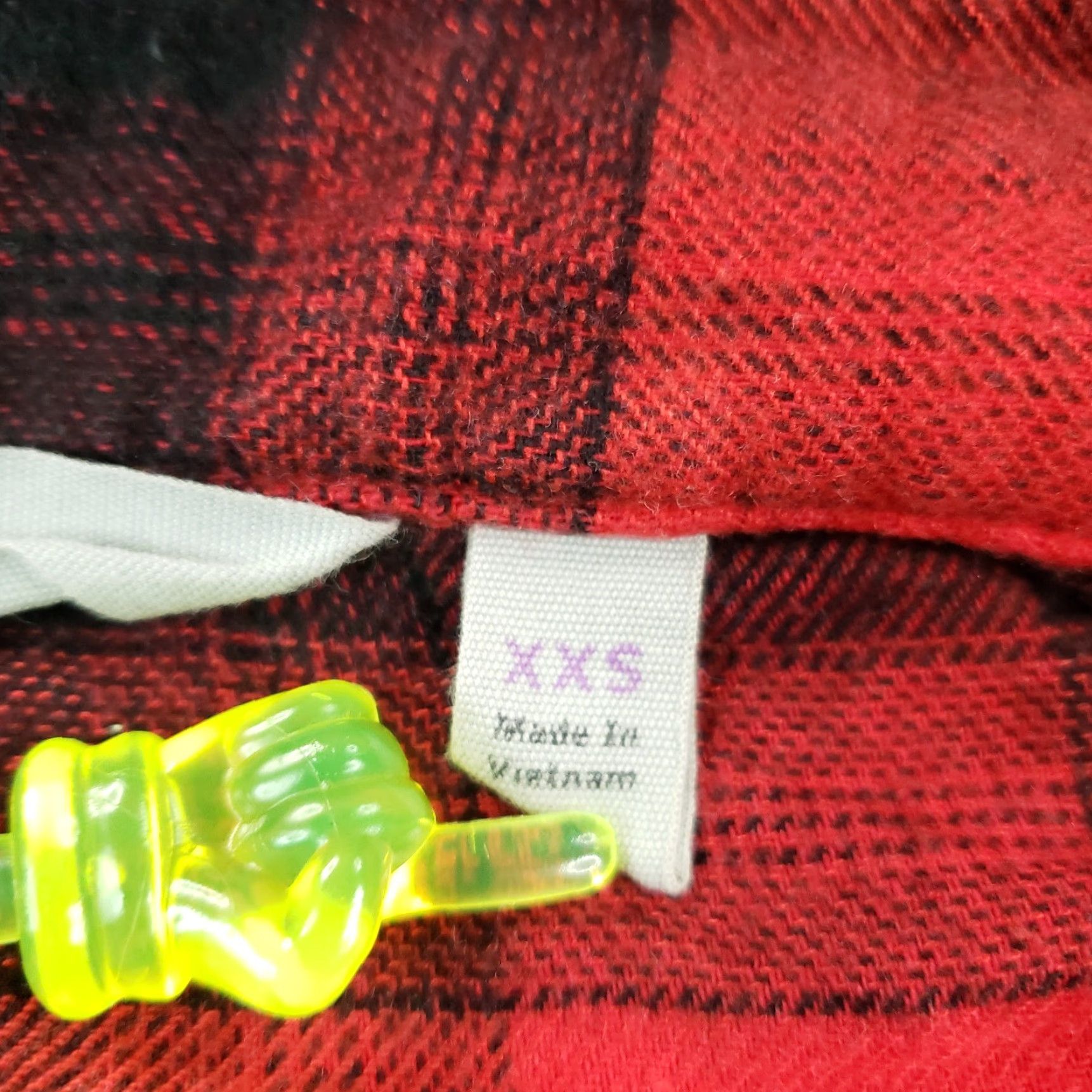 Athleta Womens Flannel Shirt Red Black Plaid Long Sleeve Athleta XXS 2XS Size XXS / US 00 / IT 34 - 6 Thumbnail