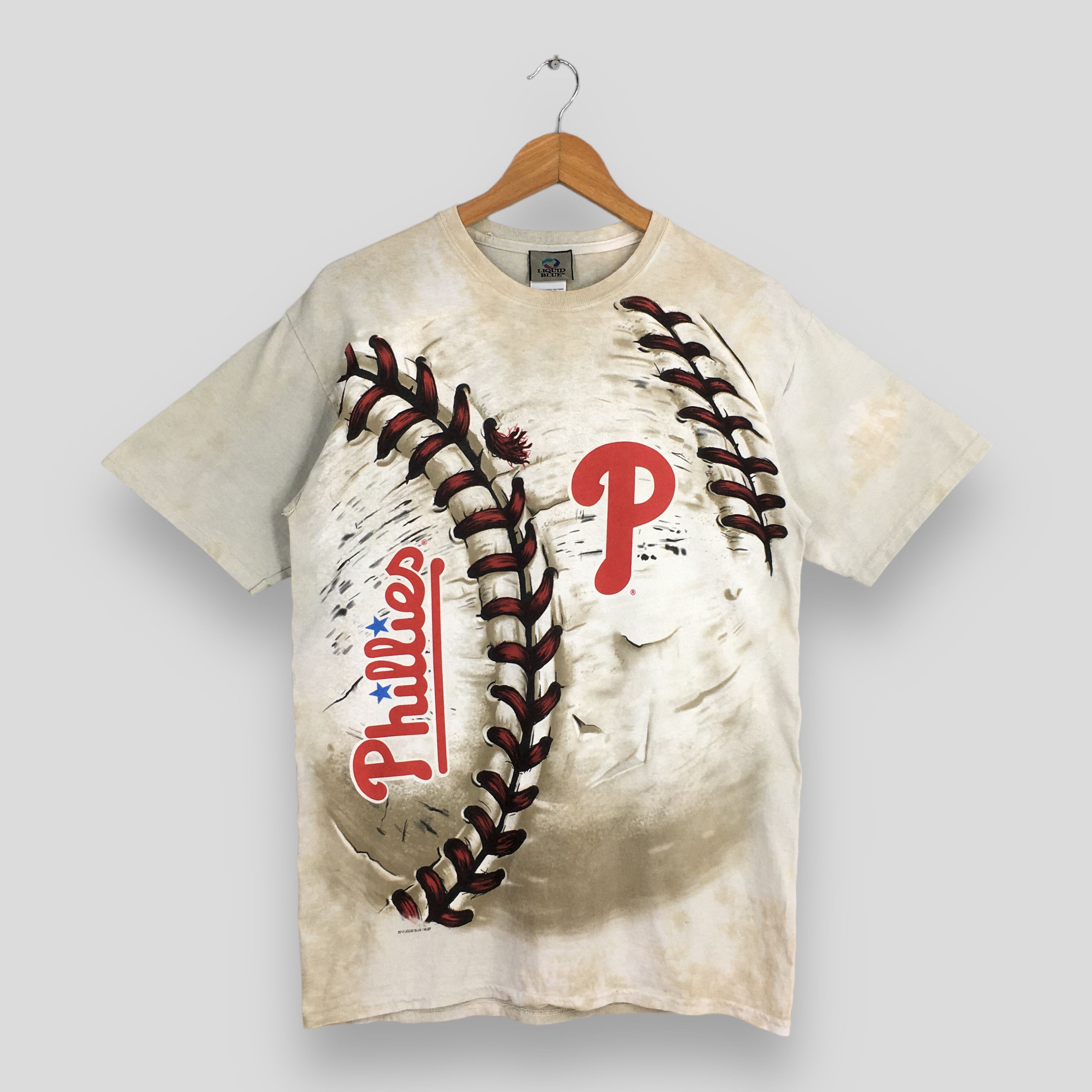 Liquid Blue Vintage Y2K Philadelphia Phillies MLB T shirt Medium Size US M / EU 48-50 / 2 - 1 Thumbnail