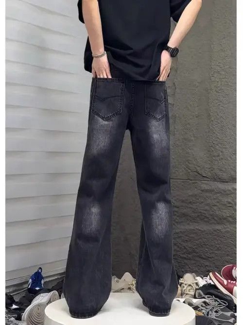 Jean Kitahara x Arai Black High Street Vintage Loose Jeans Size US 34 / EU 50 - 8 Thumbnail