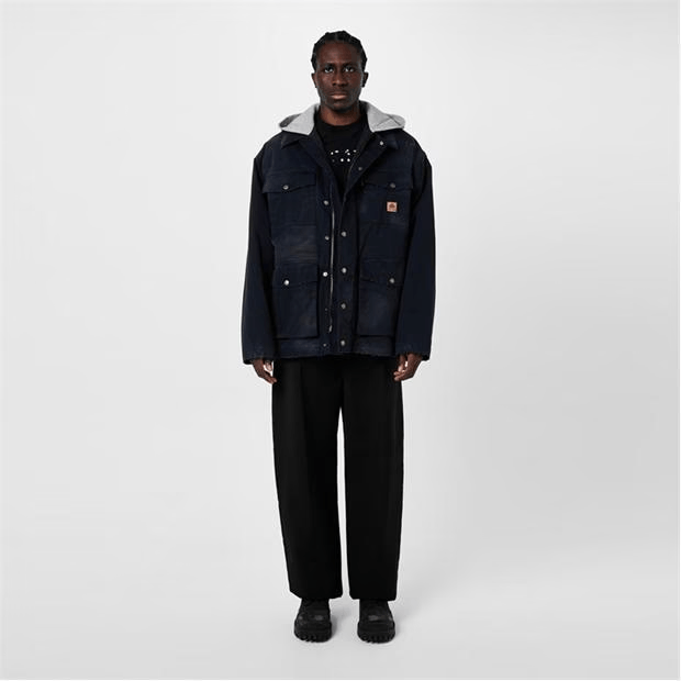 Balenciaga Double B Workwear Parka Size US L / EU 52-54 / 3 - 3 Thumbnail
