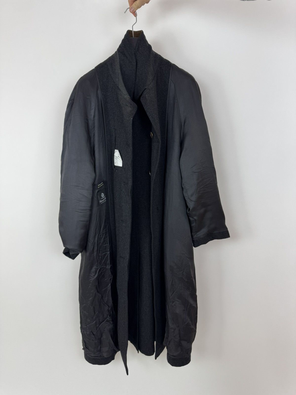 Schneiders SCHNEIDERS Wool Coat Vintage Long Trench Peacoat Coat 54/2XL Size US XXL / EU 58 / 5 - 19 Thumbnail