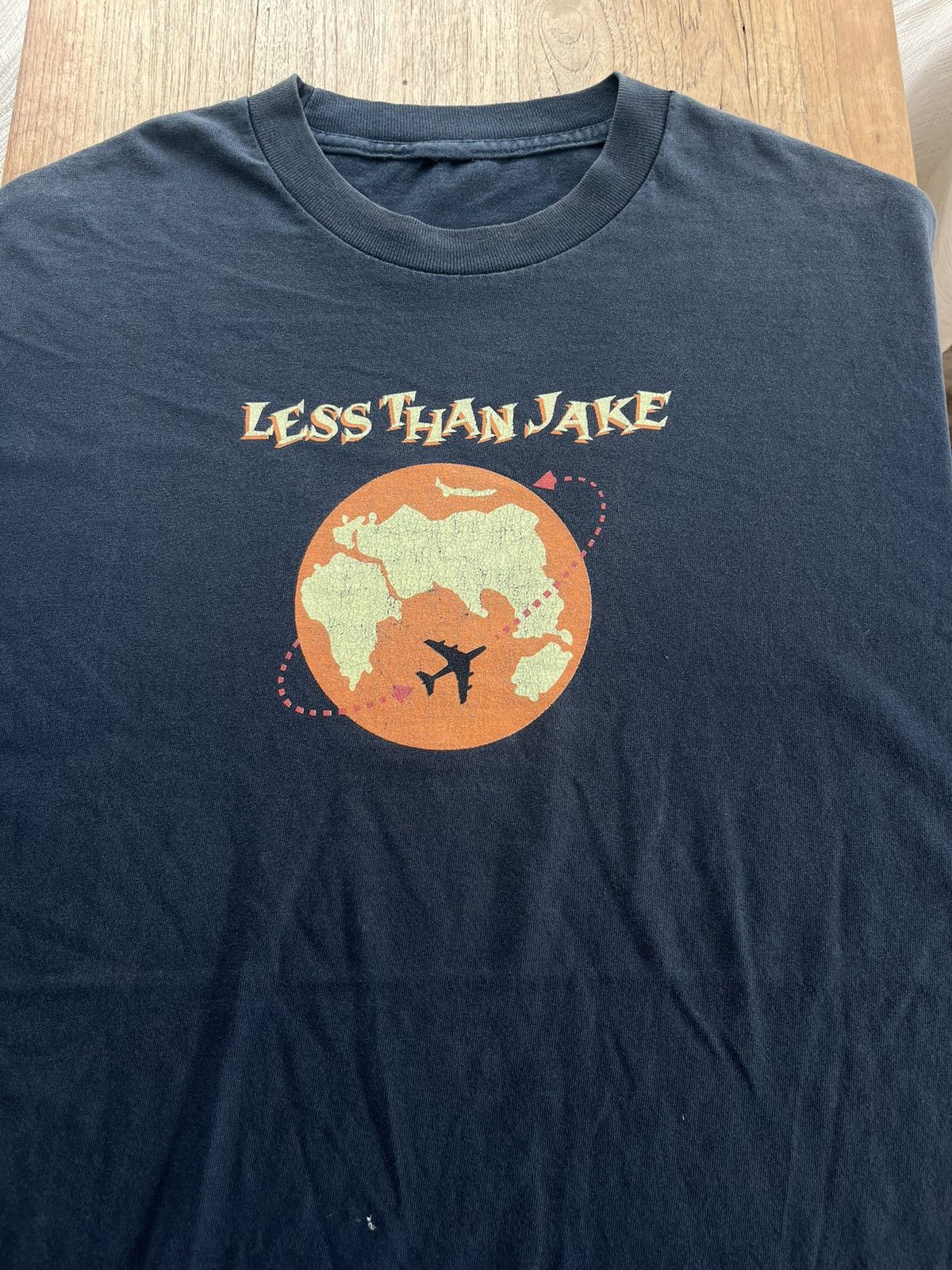 Vintage Vintage LESS THAN JAKE Gainesville Rock City 90’sband Tshirt Size US XL / EU 56 / 4 - 4 Thumbnail