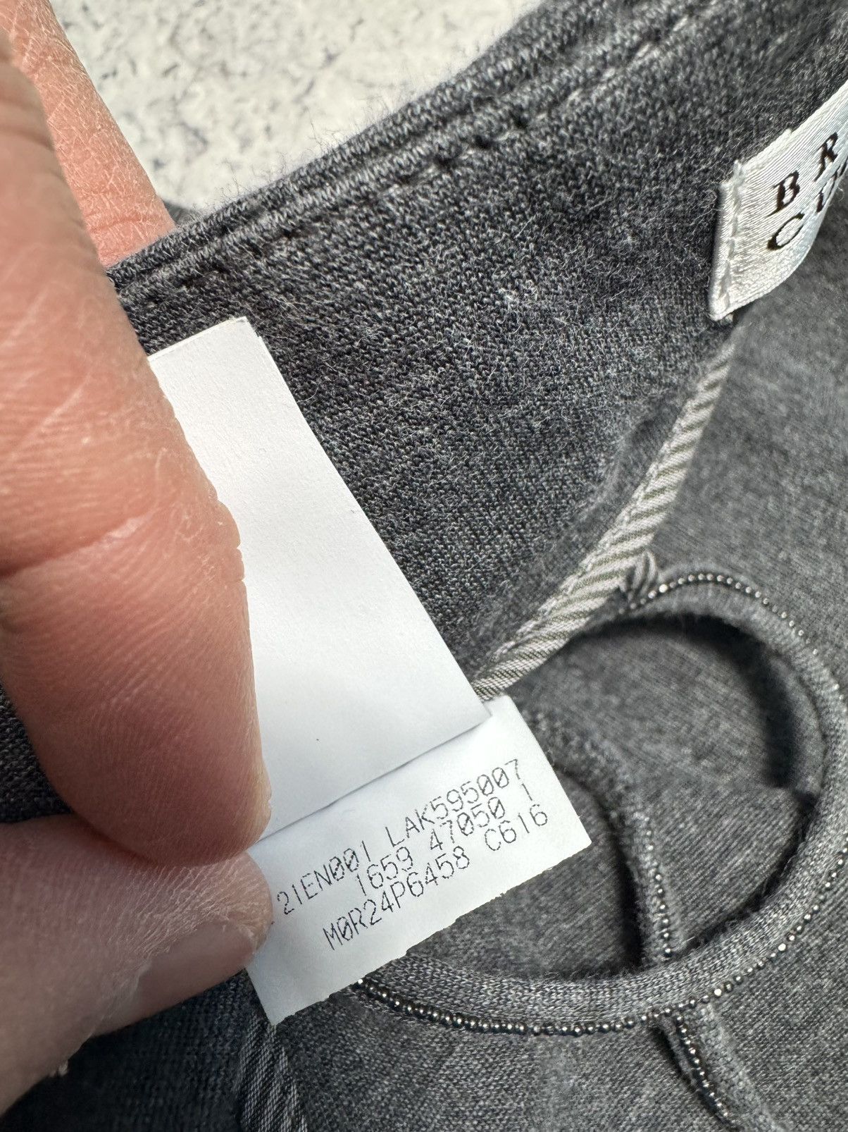 Brunello Cucinelli Brunello Cucinelli Women’s Pants Grey Size IT 44 Size 30" / US 8 / IT 44 - 10 Thumbnail