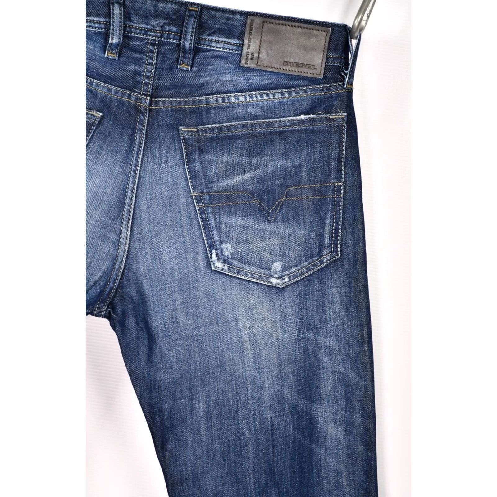Diesel DIESEL Waykee 0837A Regular Straight Jeans Men Blue W30 L32 Size US 30 / EU 46 - 6 Thumbnail