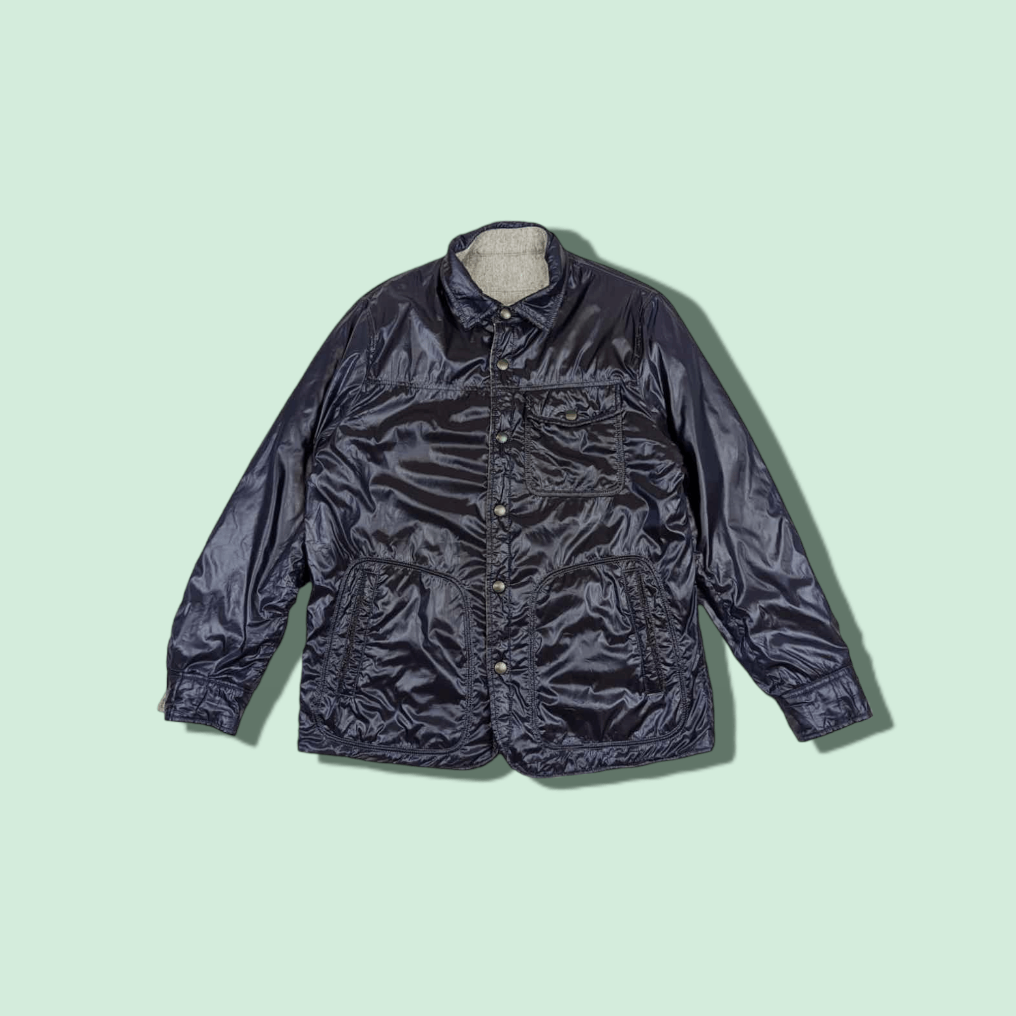 Joseph Abboud JOSEPH ABBOUD Windbreaker Puffer Style Reversible Jacket Size US M / EU 48-50 / 2 - 1 Thumbnail