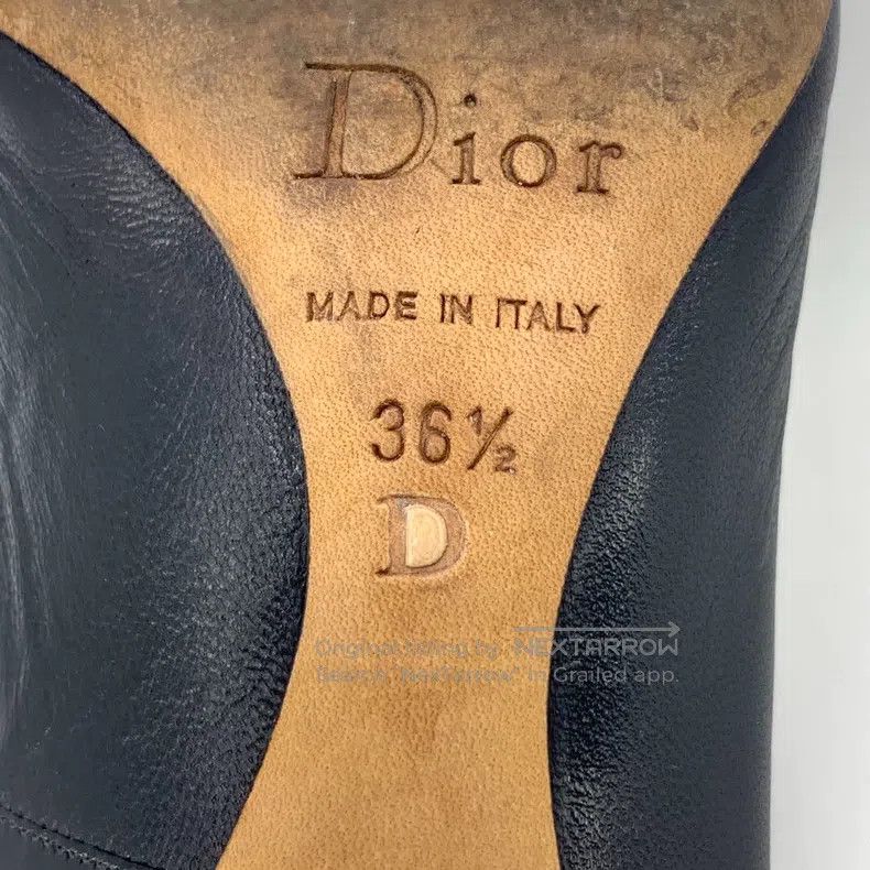 Dior Dior Black leather pointed toe thin heels Size US 6 / IT 36 - 6 Thumbnail