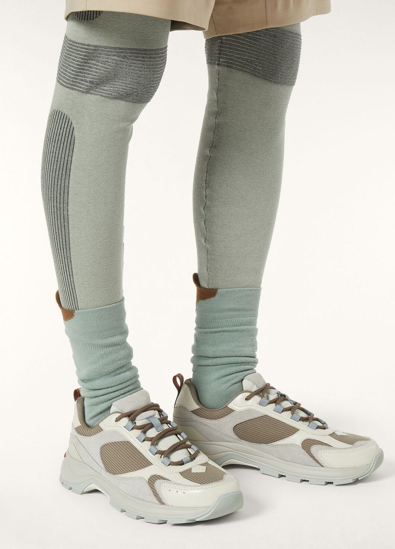 Loro Piana o1loc1c0126 FAP3630 Cairn Walk Low-Top Sneakers in Grey Size US 8 / EU 41 - 2 Thumbnail