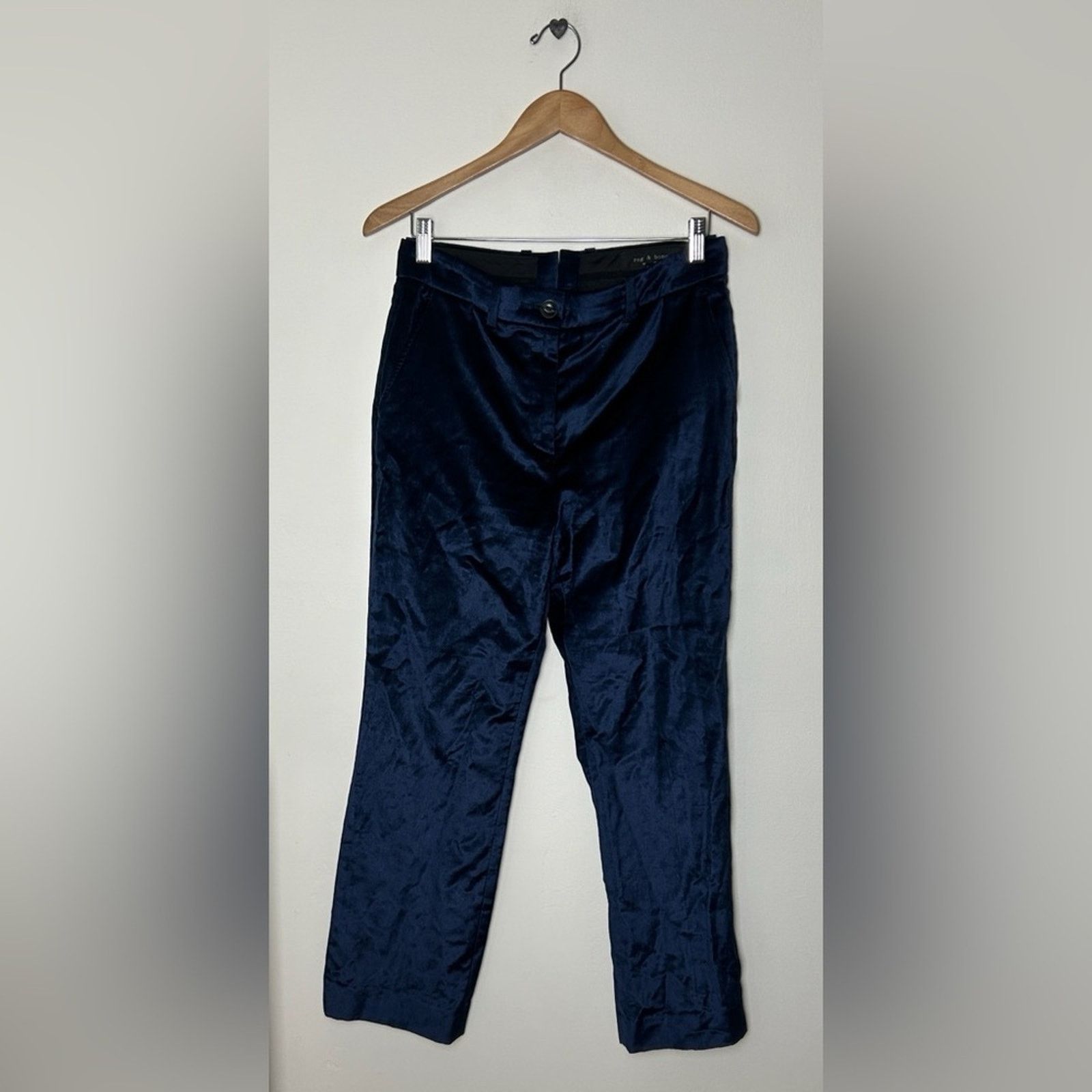 Rag & Bone Rag & Bone Libby High Rise Velvet Trouser Size 27" / US 4 / IT 40 - 3 Thumbnail