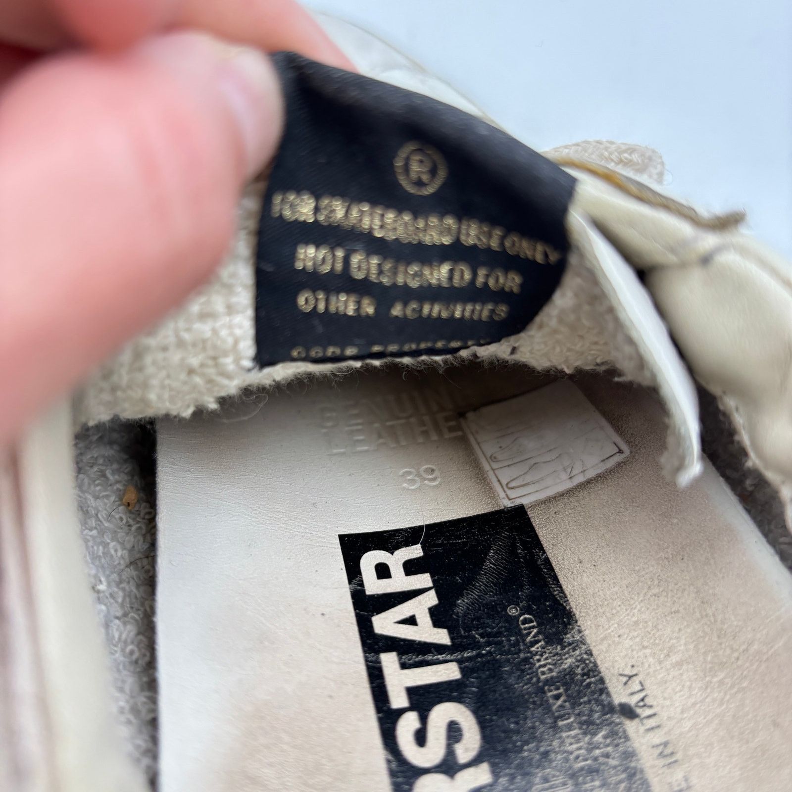 Golden Goose Golden Goose Superstar GGDB Star Low Top Sneakers Women's 39 Size US 9 / IT 39 - 12 Thumbnail