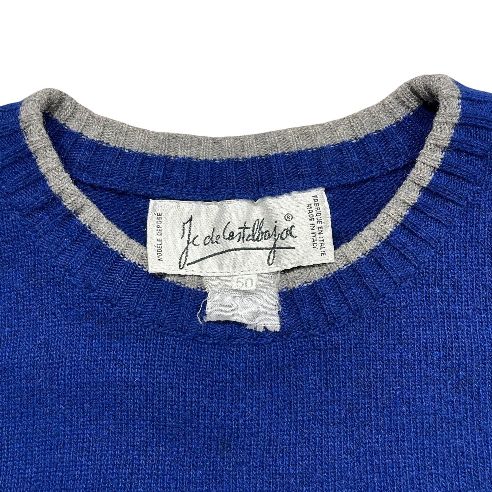 Vintage 90s JC DE CASTELBAJAC PINK PANTHER WOOL BLEND KNIT SWEATER Size US L / EU 52-54 / 3 - 3 Thumbnail