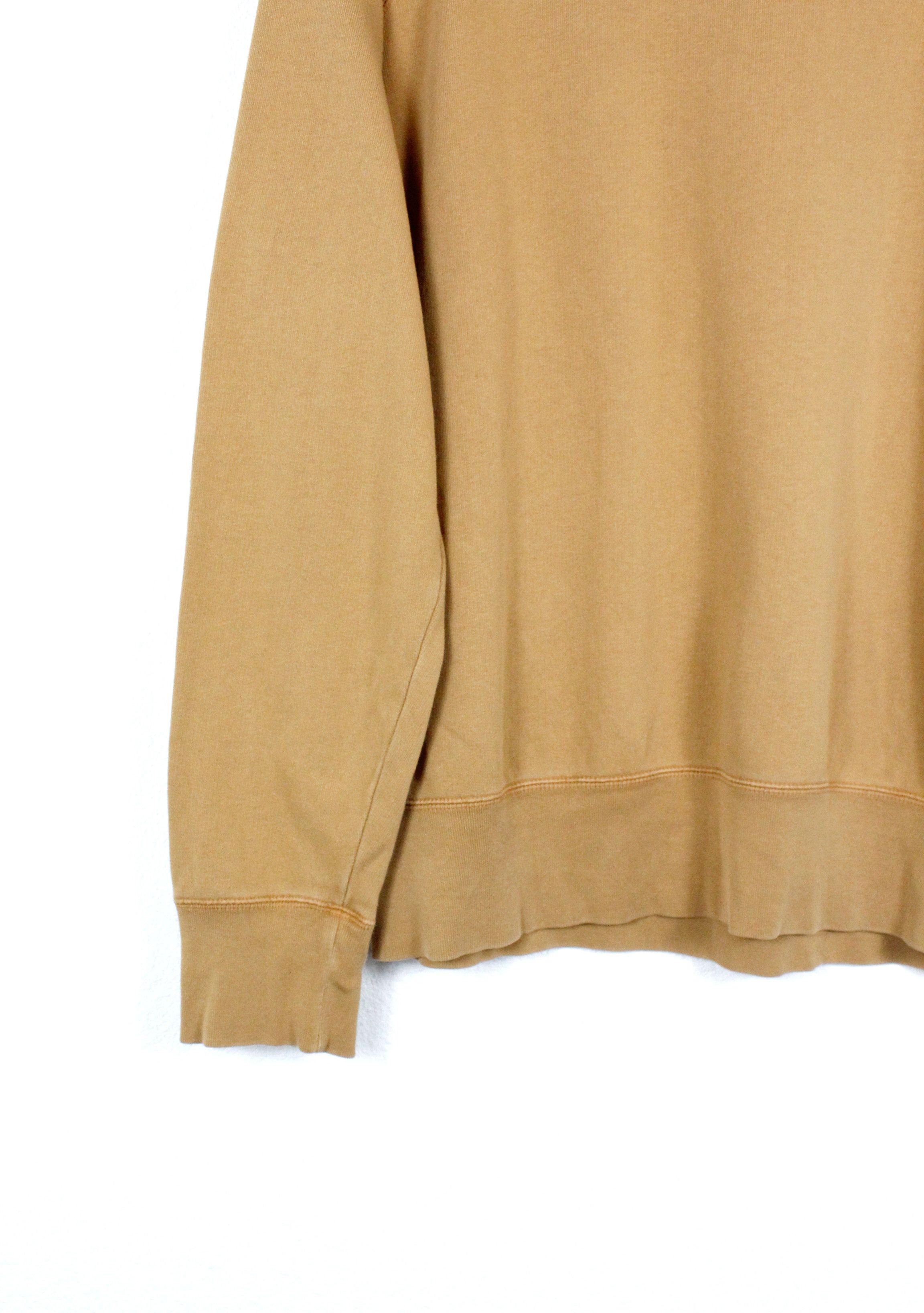 Our Legacy Our Legacy Mustard Beige Crew Sweatshirt L size Size US L / EU 52-54 / 3 - 2 Thumbnail