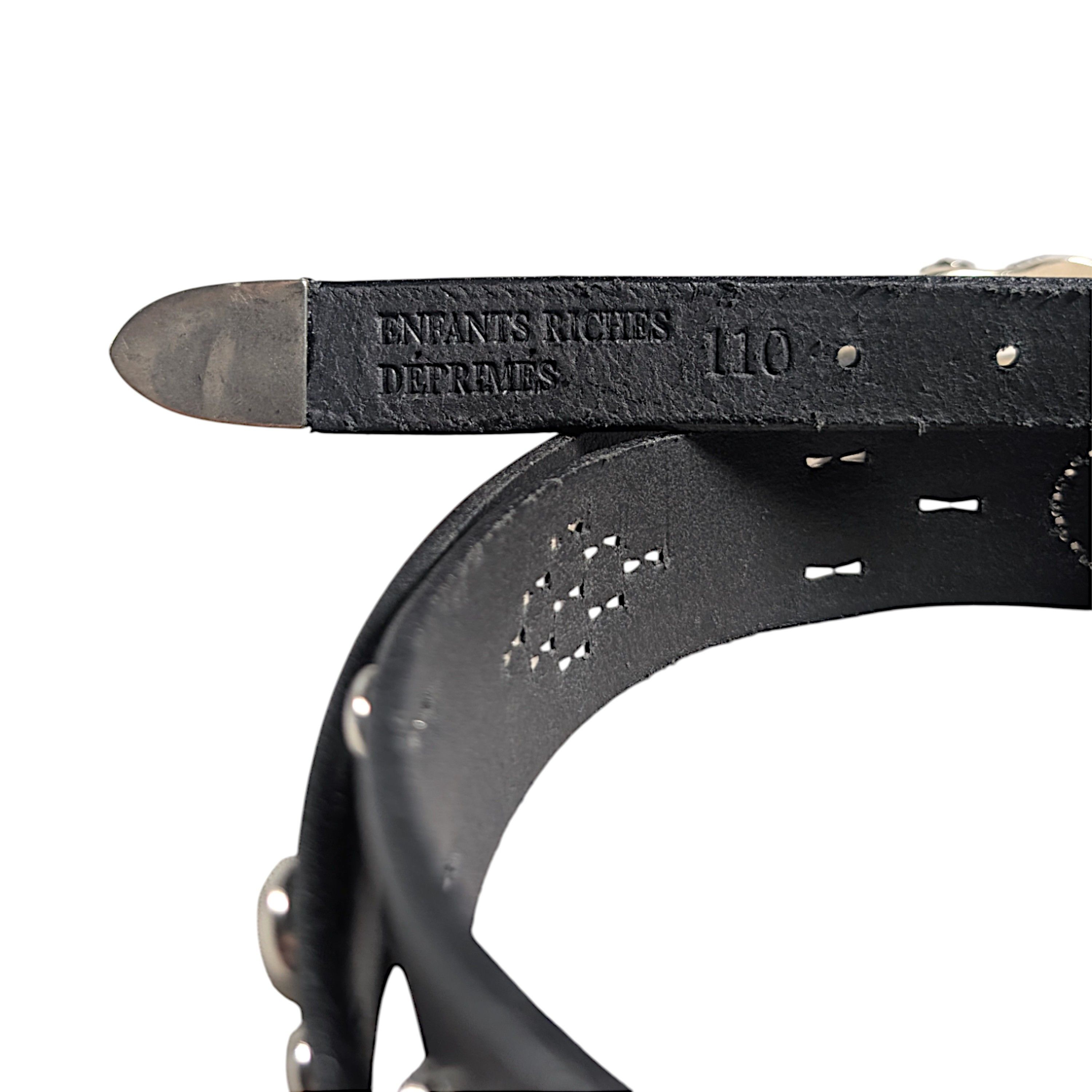 Enfants Riches Deprimes ERD Studded Belt Size 40 - 6 Thumbnail