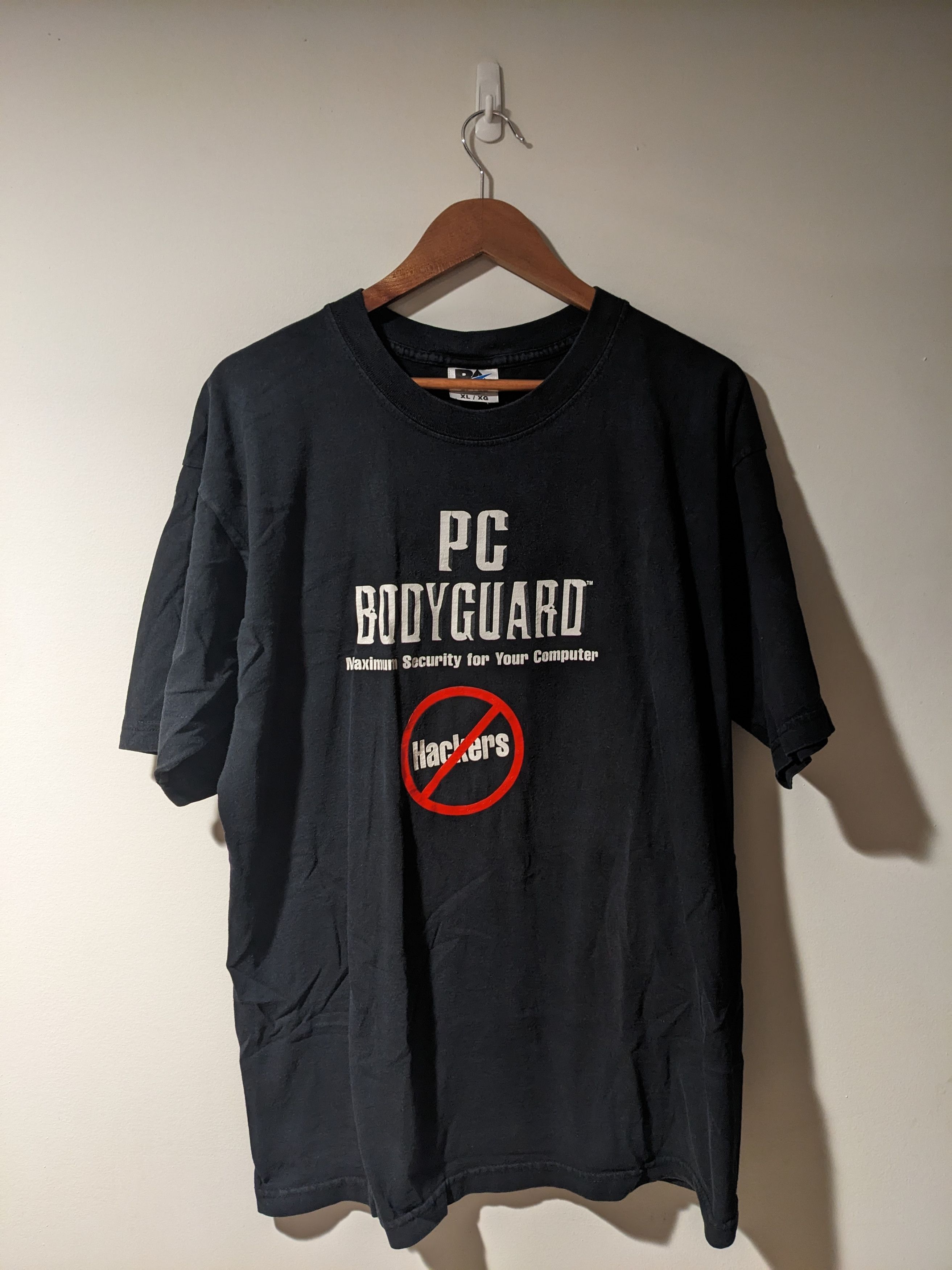 Vintage Vintage 1999 PC Bodyguard Expo Maximum Security T-Shirt Size US XL / EU 56 / 4 - 1 Thumbnail